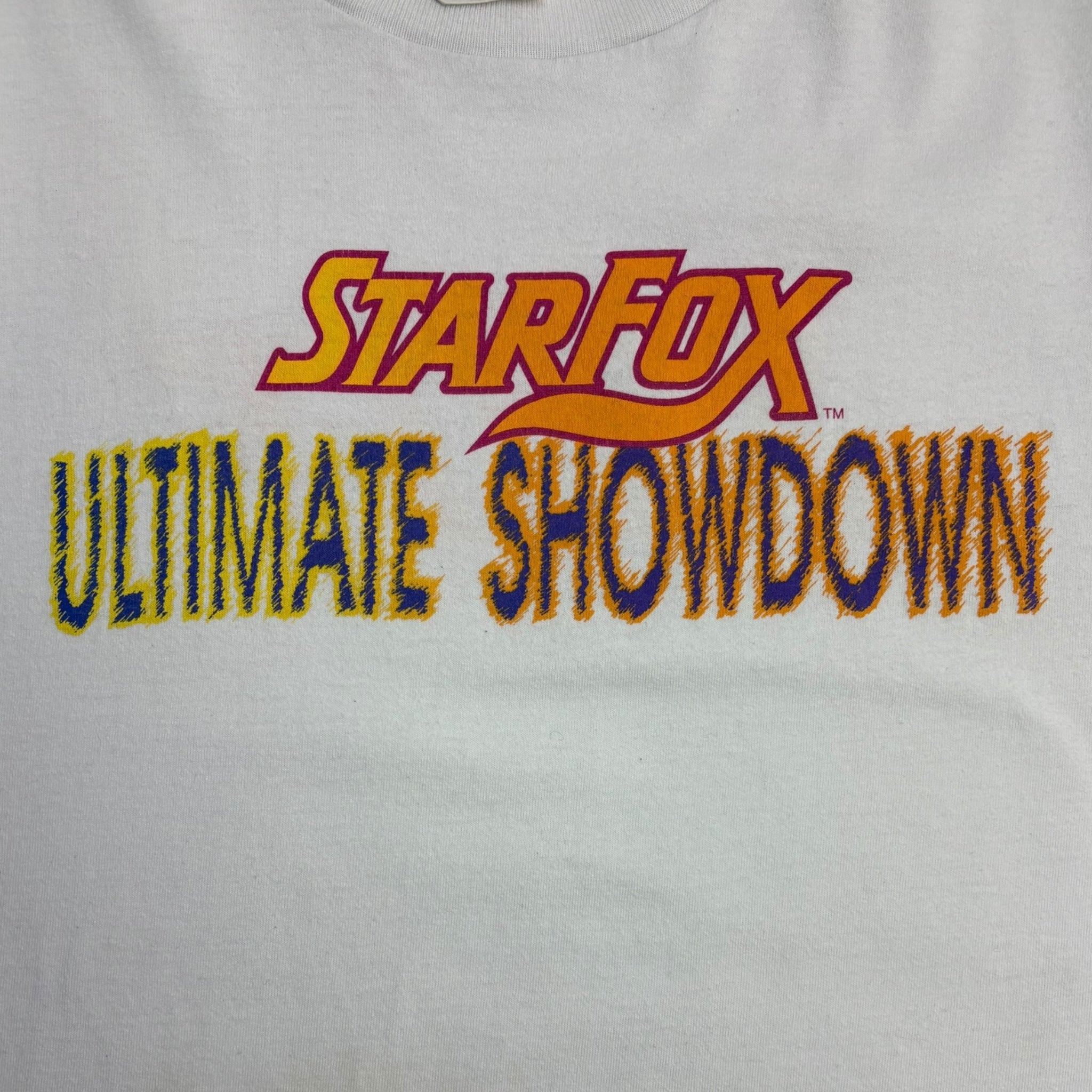 Vintage Starfox Ultimate Showdown Staff Promo T-Shirt