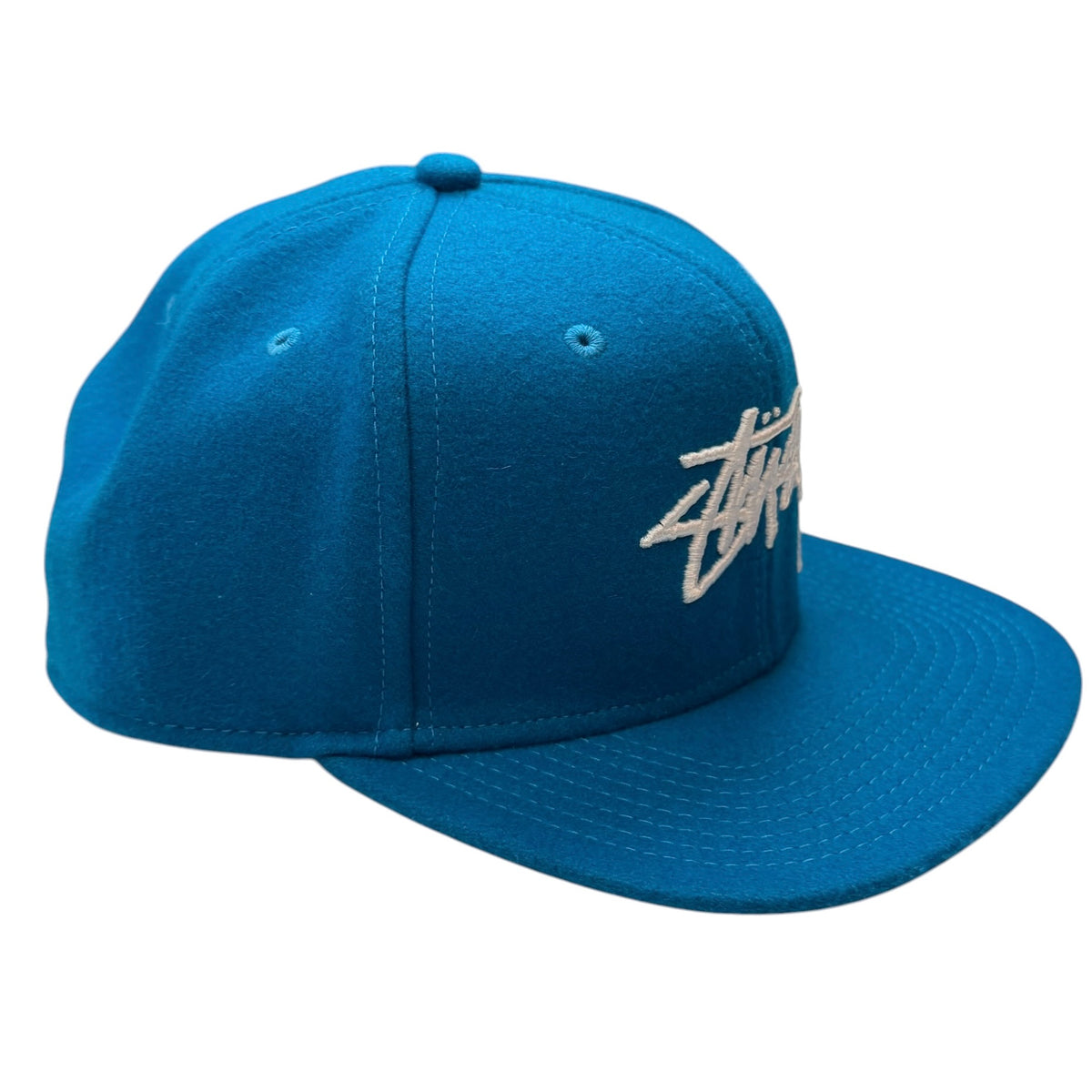 Stussy Wool Snapback Sky Blue