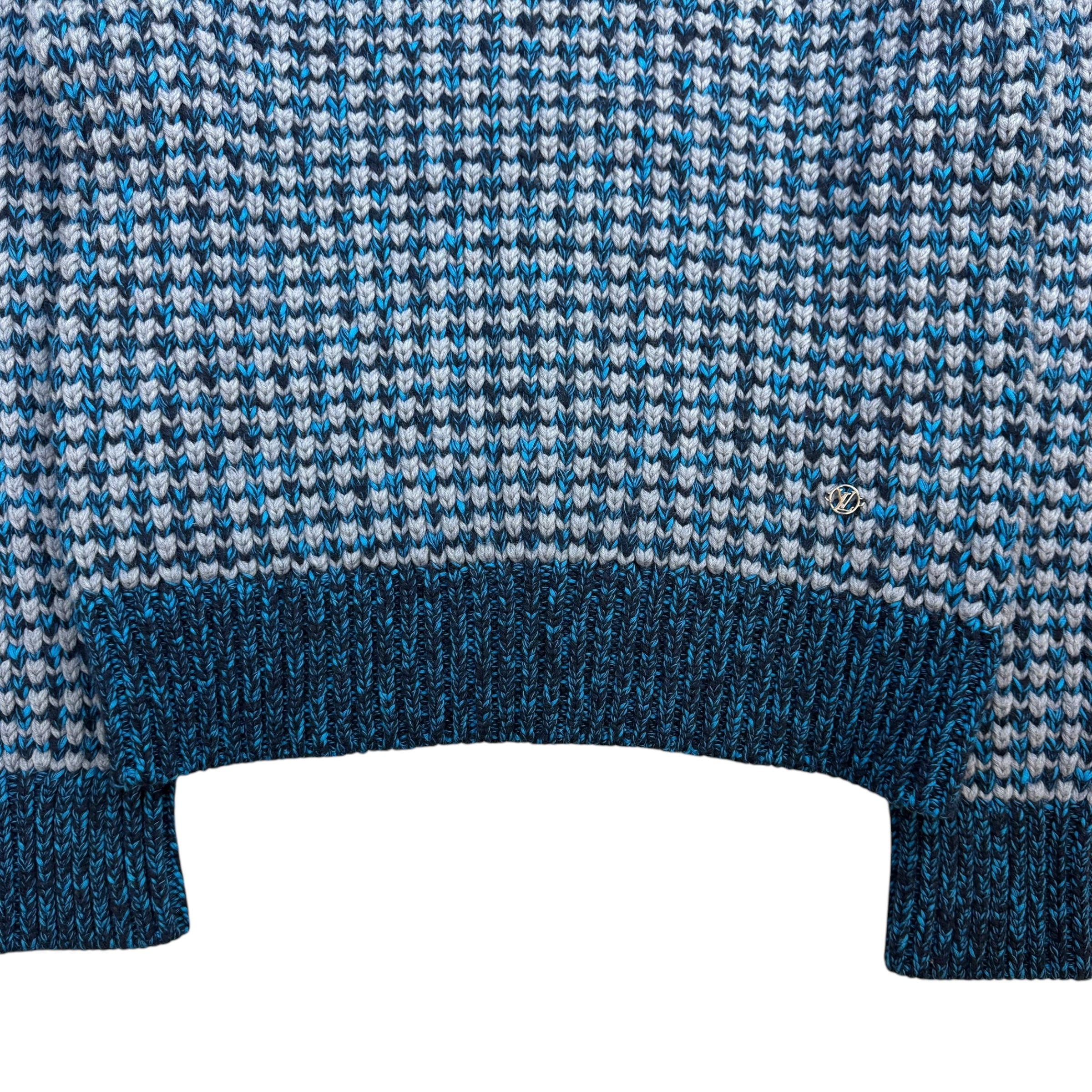 Louis Vuitton Stripped Raglan Crewneck Marine