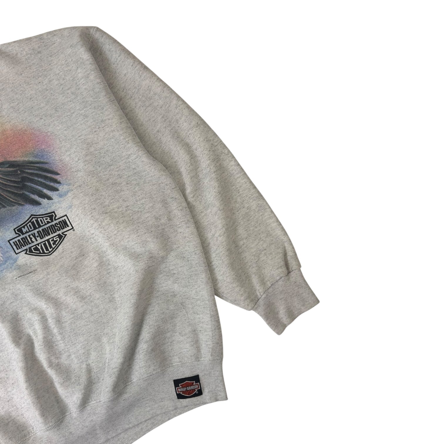 Vintage Harley Davidson Crewneck Grey