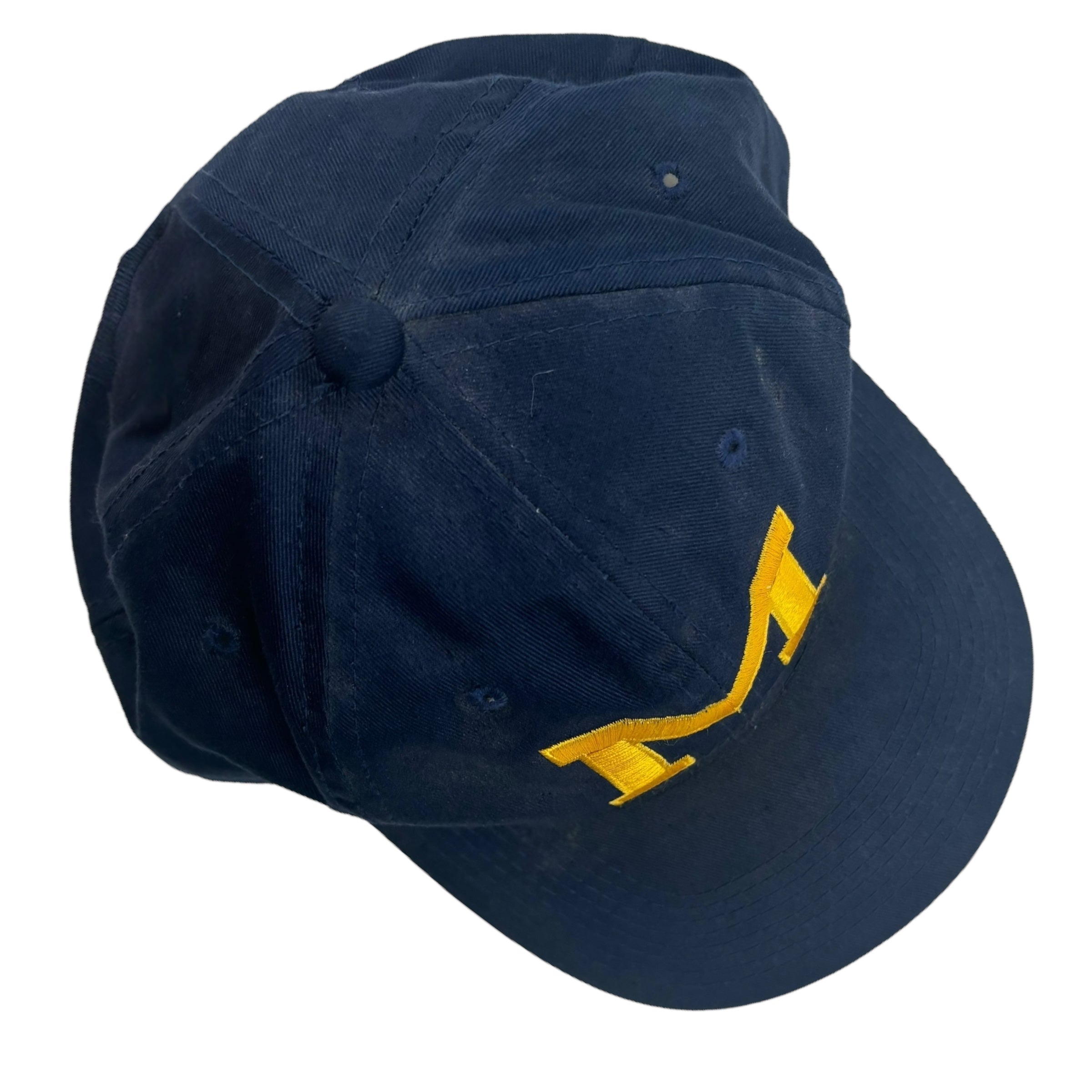 Vintage Michigan Wolverines Snapback Hat Navy