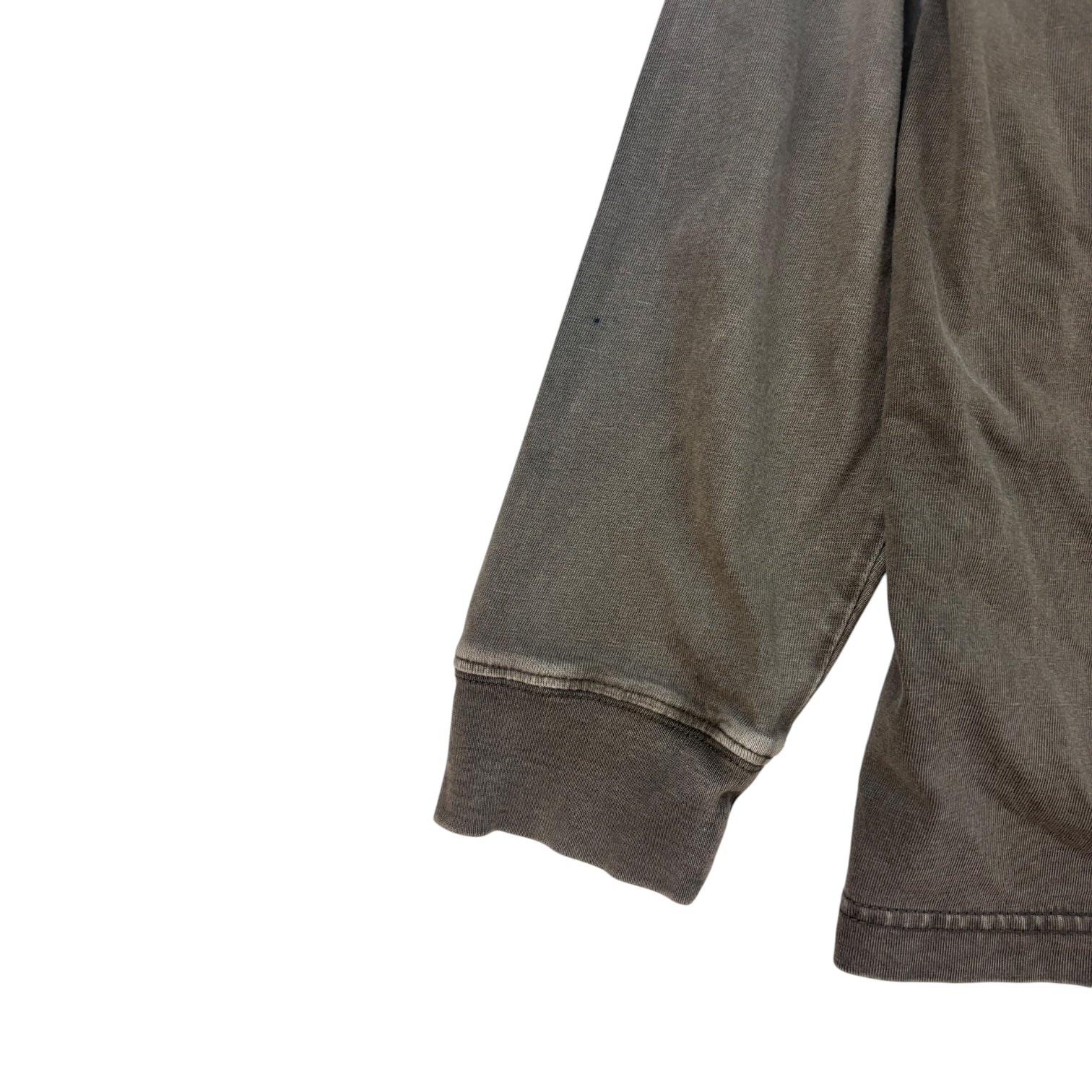 OVO Garment Dyed Long Sleeve T-Shirt Brown