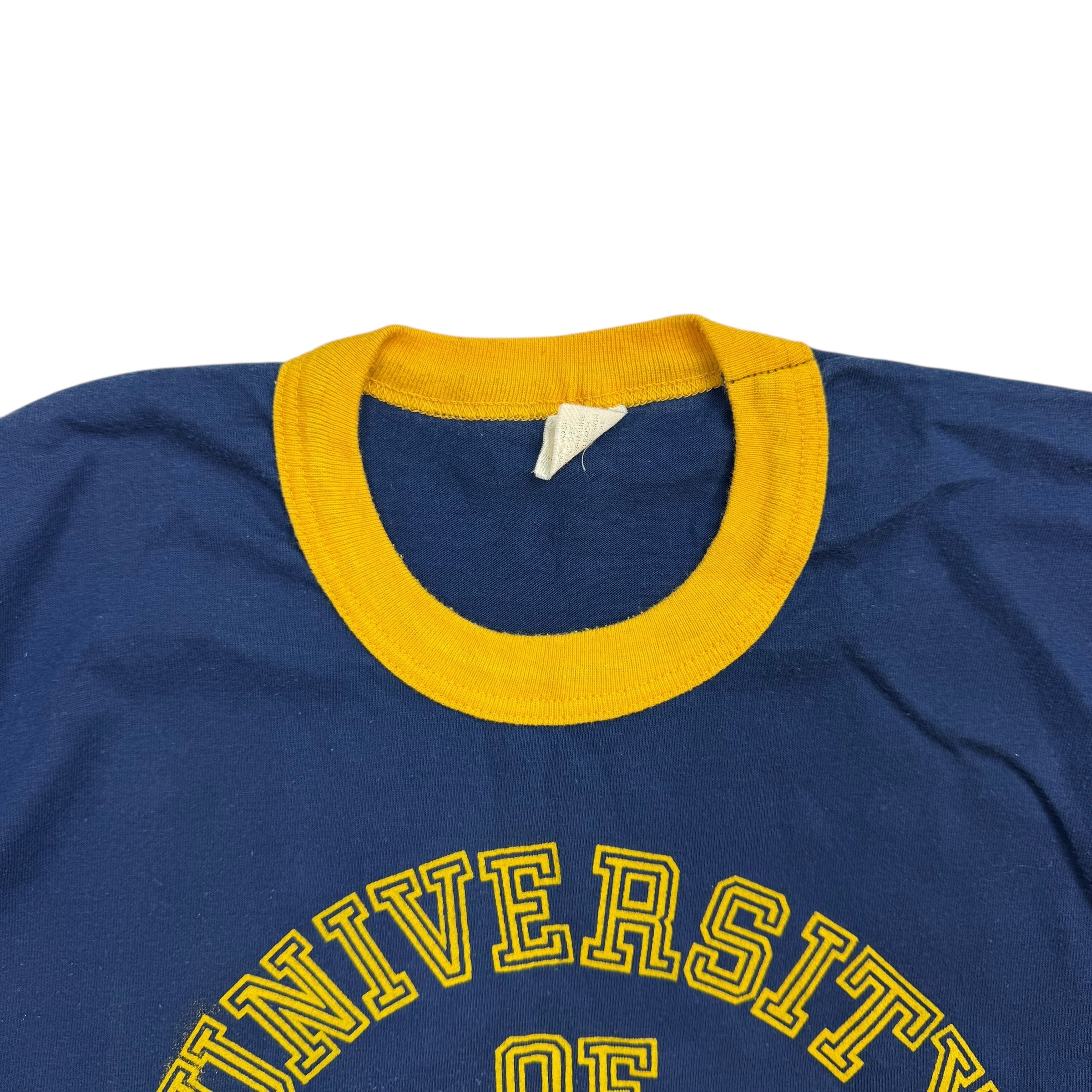Vintage 1970's University Of Alberta Tee Navy Blue
