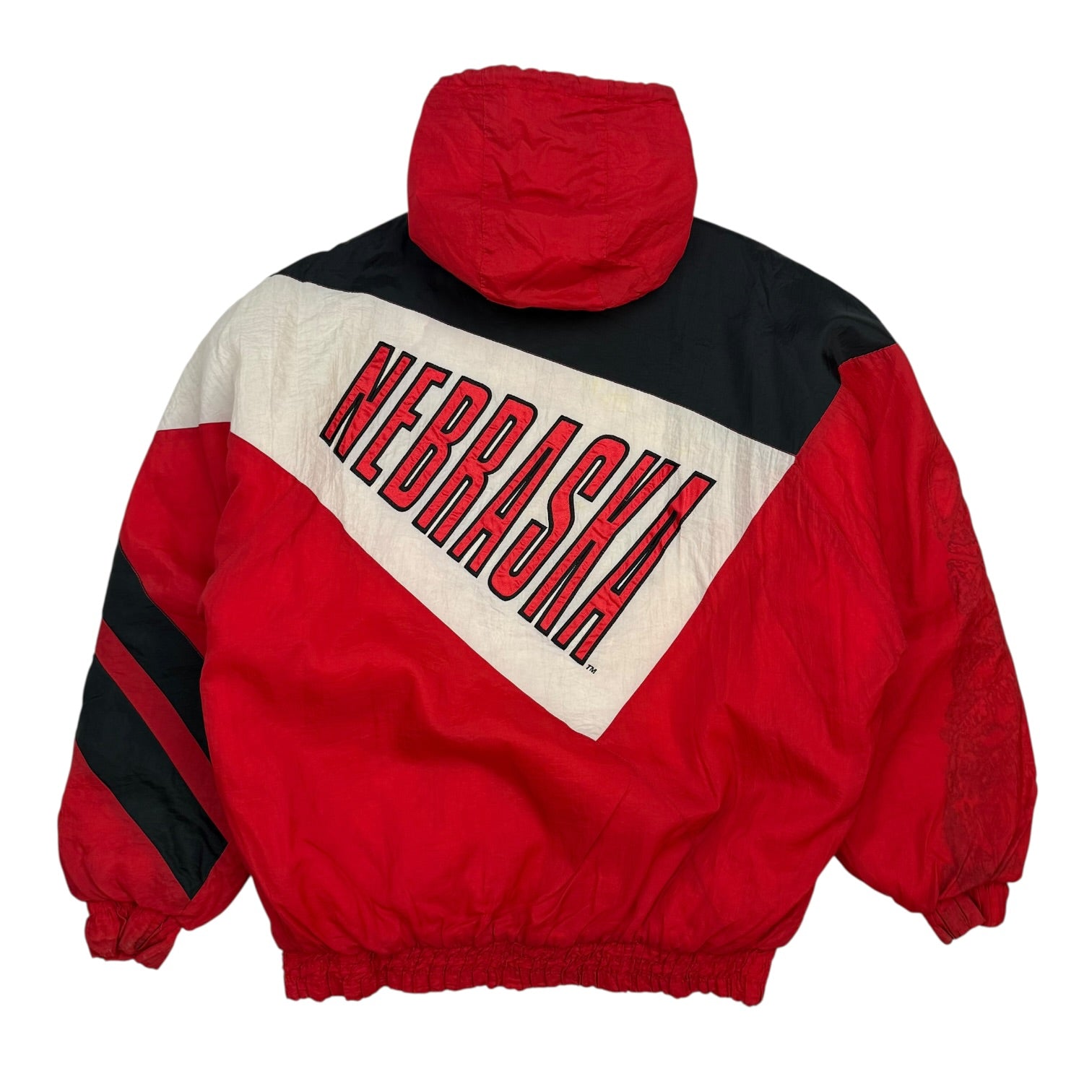 Vintage Logo 7 Nebraska Huskers Jacket Red/Black