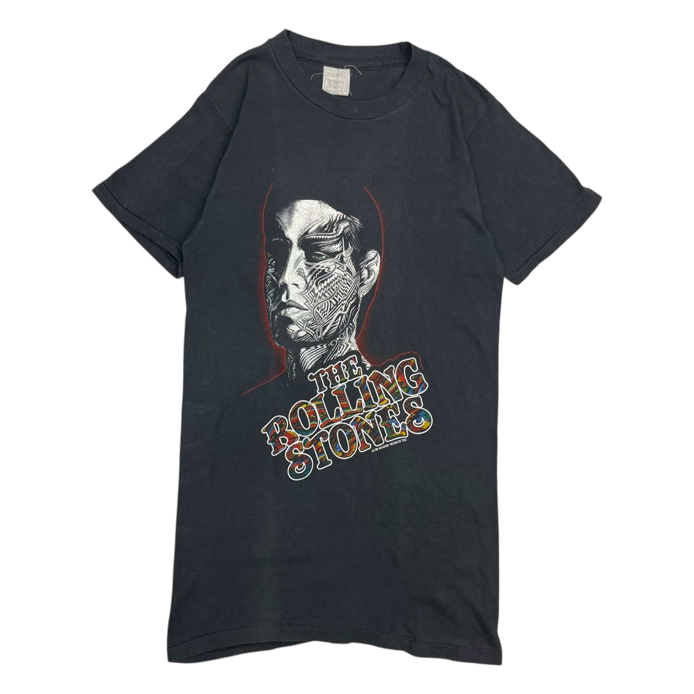 1981 The Rolling Stones Tattoo You Tee Faded Black