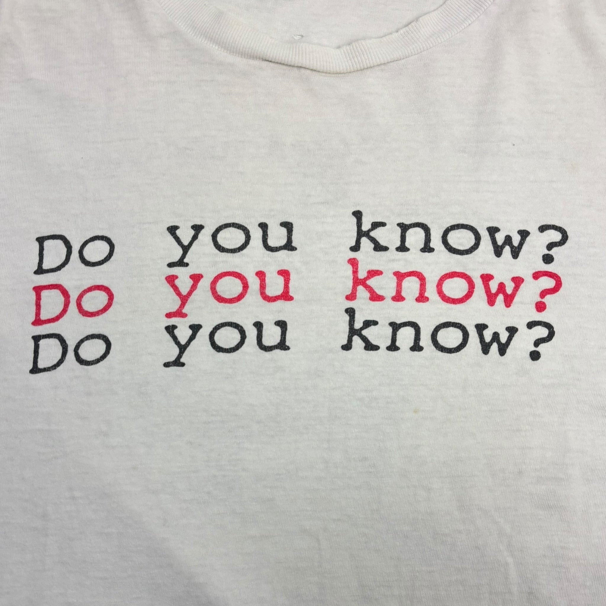 Vintage 90s Nike Michael Jordan “Do You Know?” Nike T-Shirt