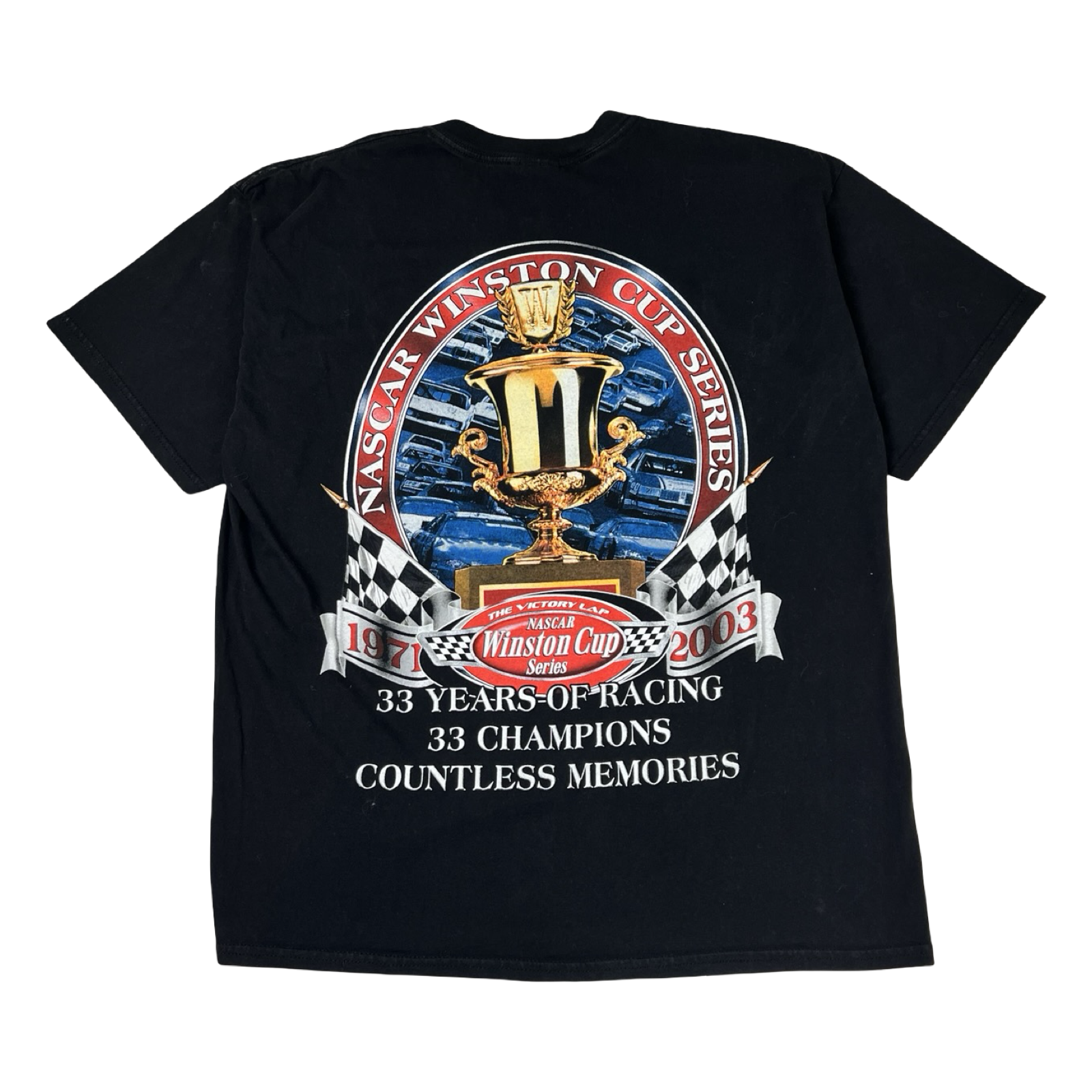 Vintage Nascar Winston Cup Series Thanks for the Thrills Commemorative T-Shirt
