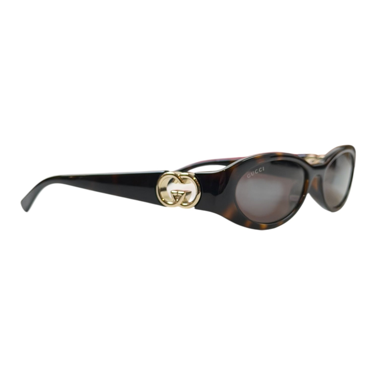 Gucci GG Tortoise Shell Oval Sunglasses GG1660S