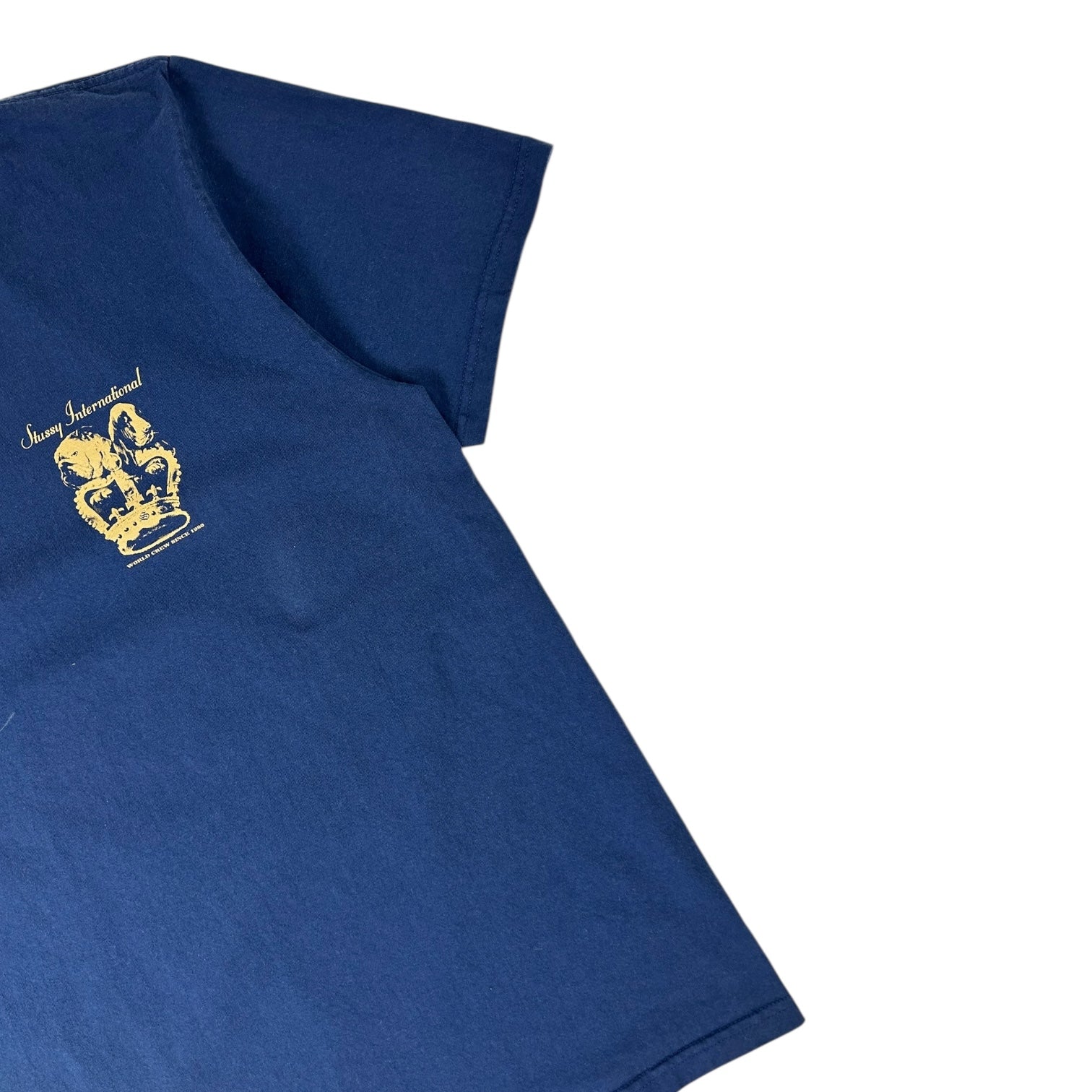 Stussy Dog Crown T-Shirt Navy
