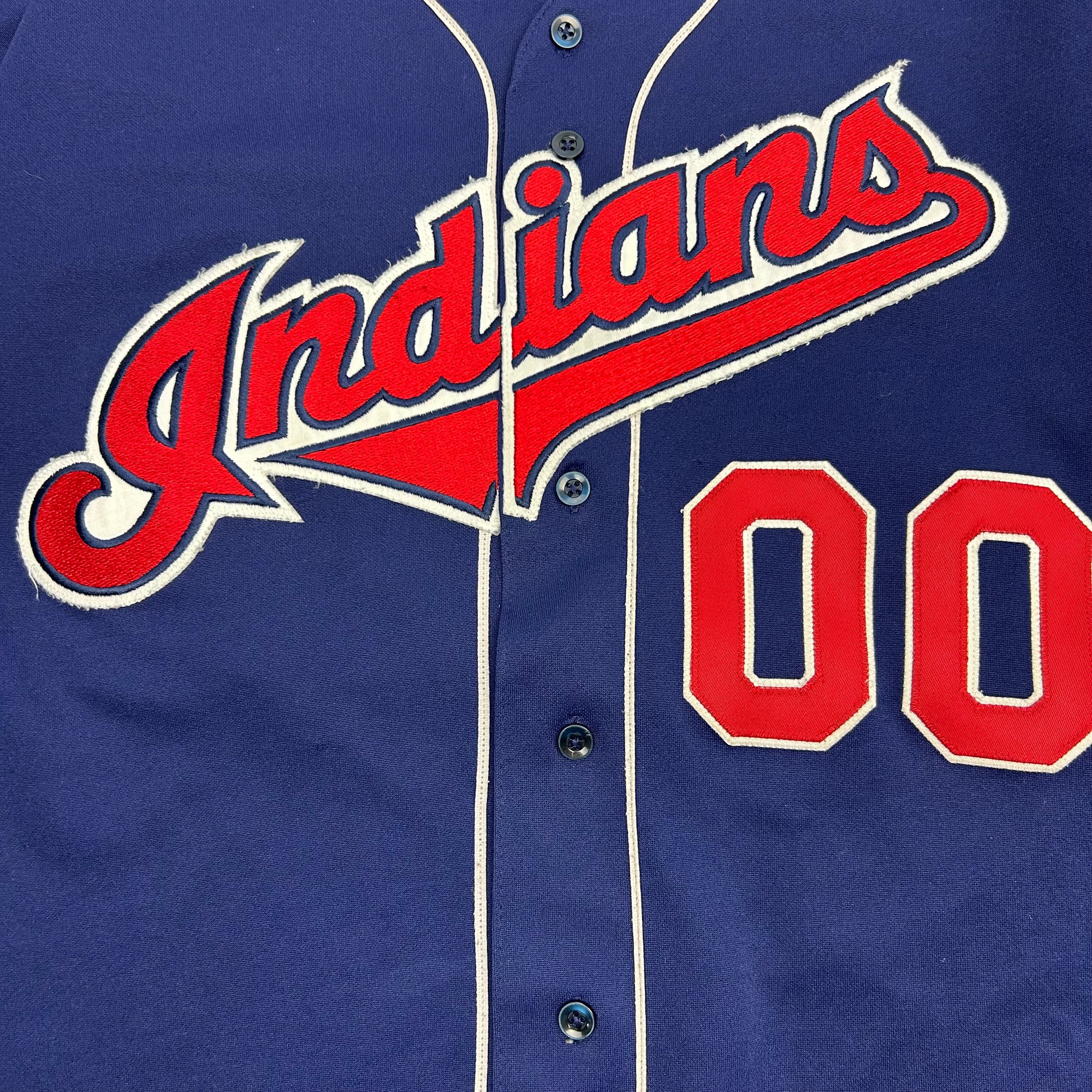 Vintage Russell Cleveland Indians Baseball Jersey
