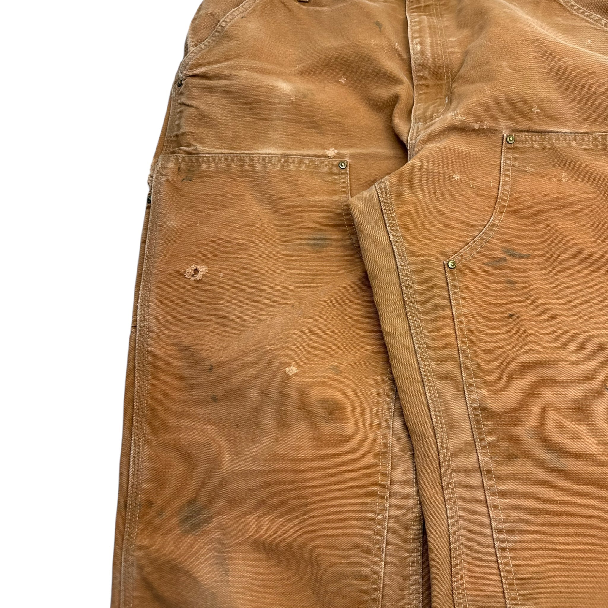 Carhartt Brown/Tan Double Knee Bottoms