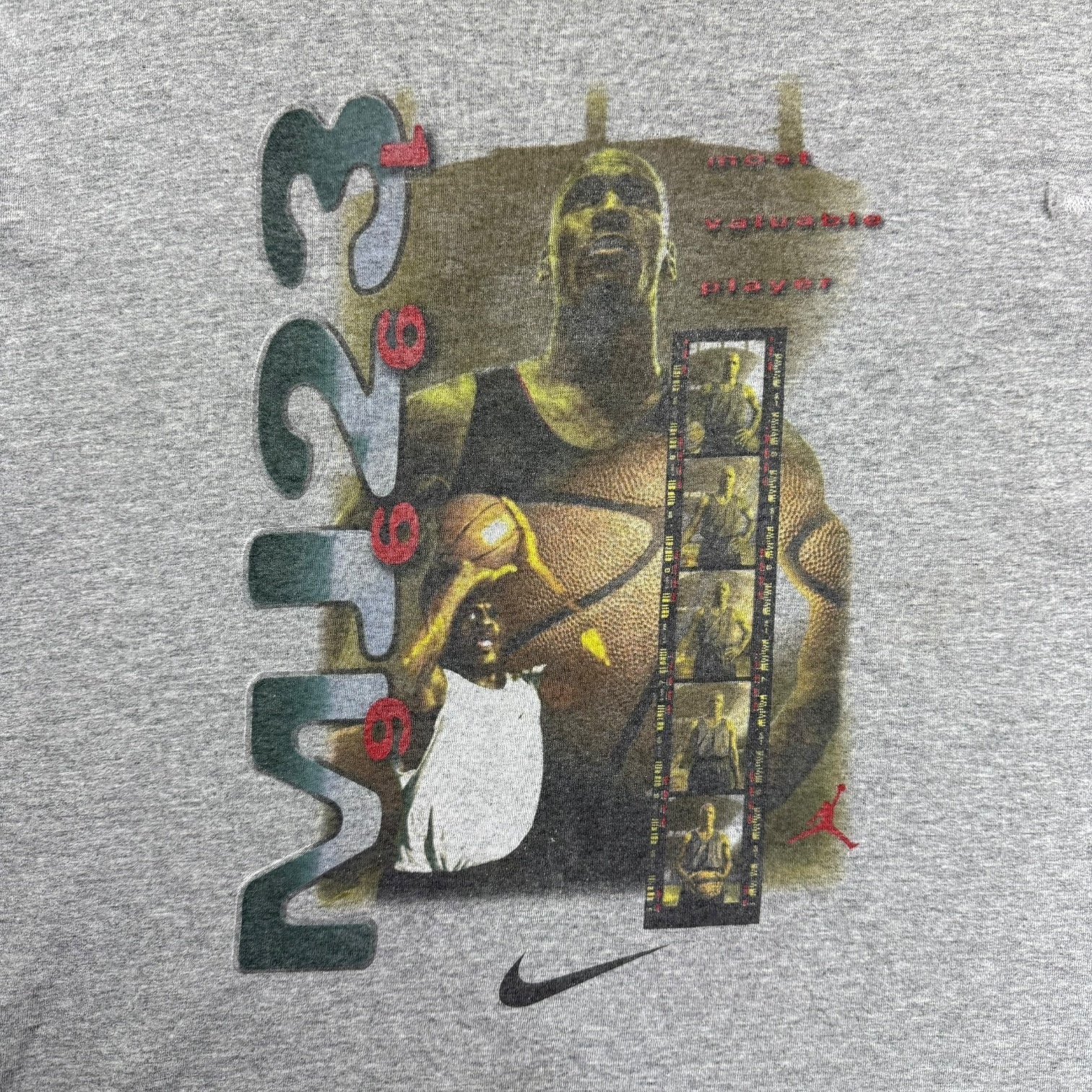 1996 Nike Michael Jordan MVP Tee Grey