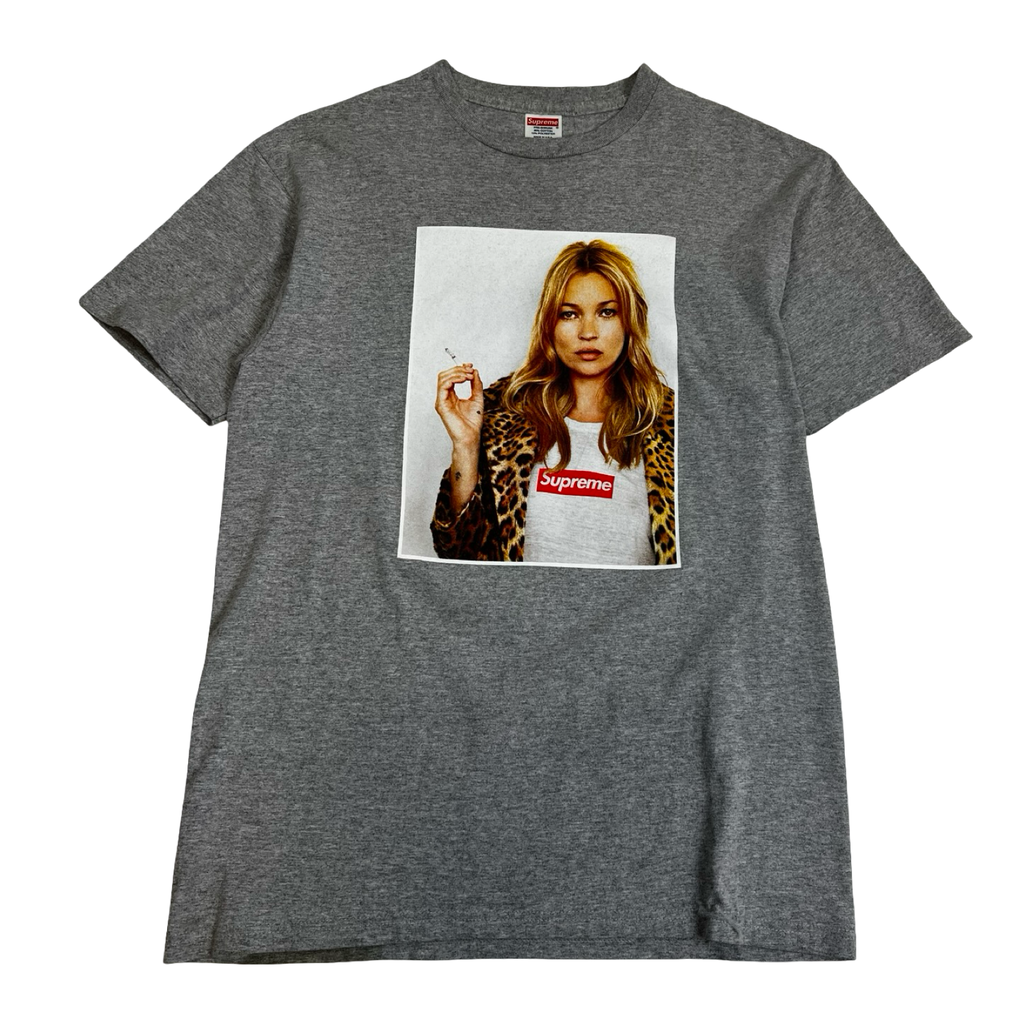 s*t様 SUPREME Kate Moss Supreme Kate Moss Photo T-Shirt Grey