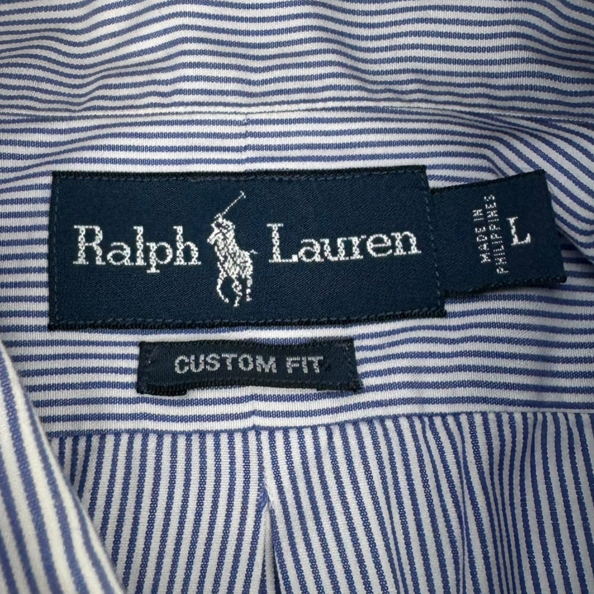 Vintage Polo Ralph Lauren Button Up Shirt Blue