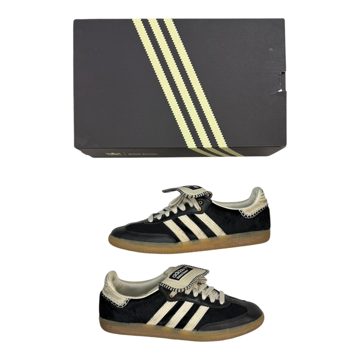 Adidas Samba Pony Tonal Wales Bonner Core Black (Used)