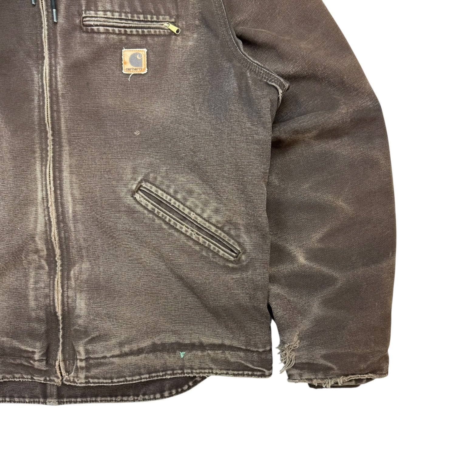 Vintage Carhartt Sherpa Lined Active Jacket Dark Brown