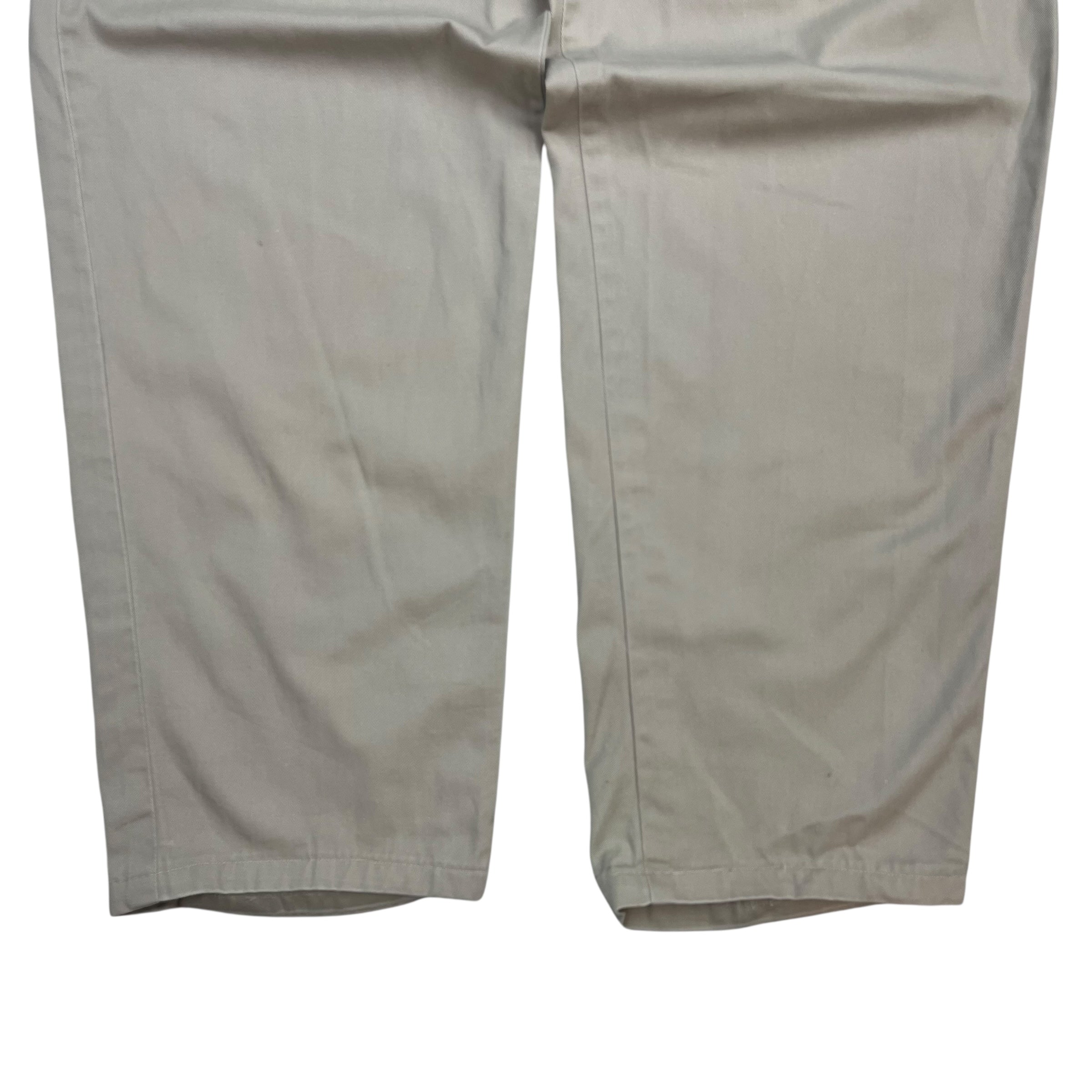 Vintage Nike Pleated Khaki Pants Light Beige