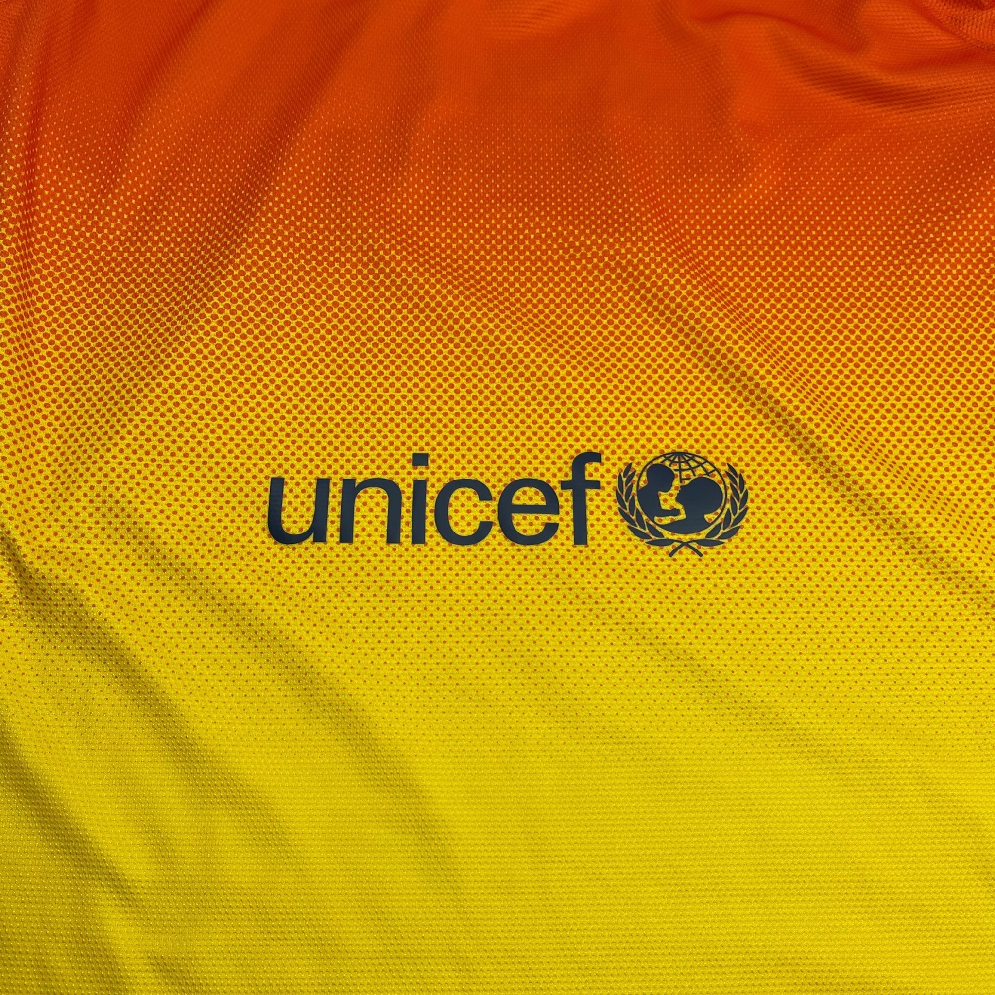 2012-13 Nike FC Barcelona Away Longsleeve Jersey Orange/Yellow