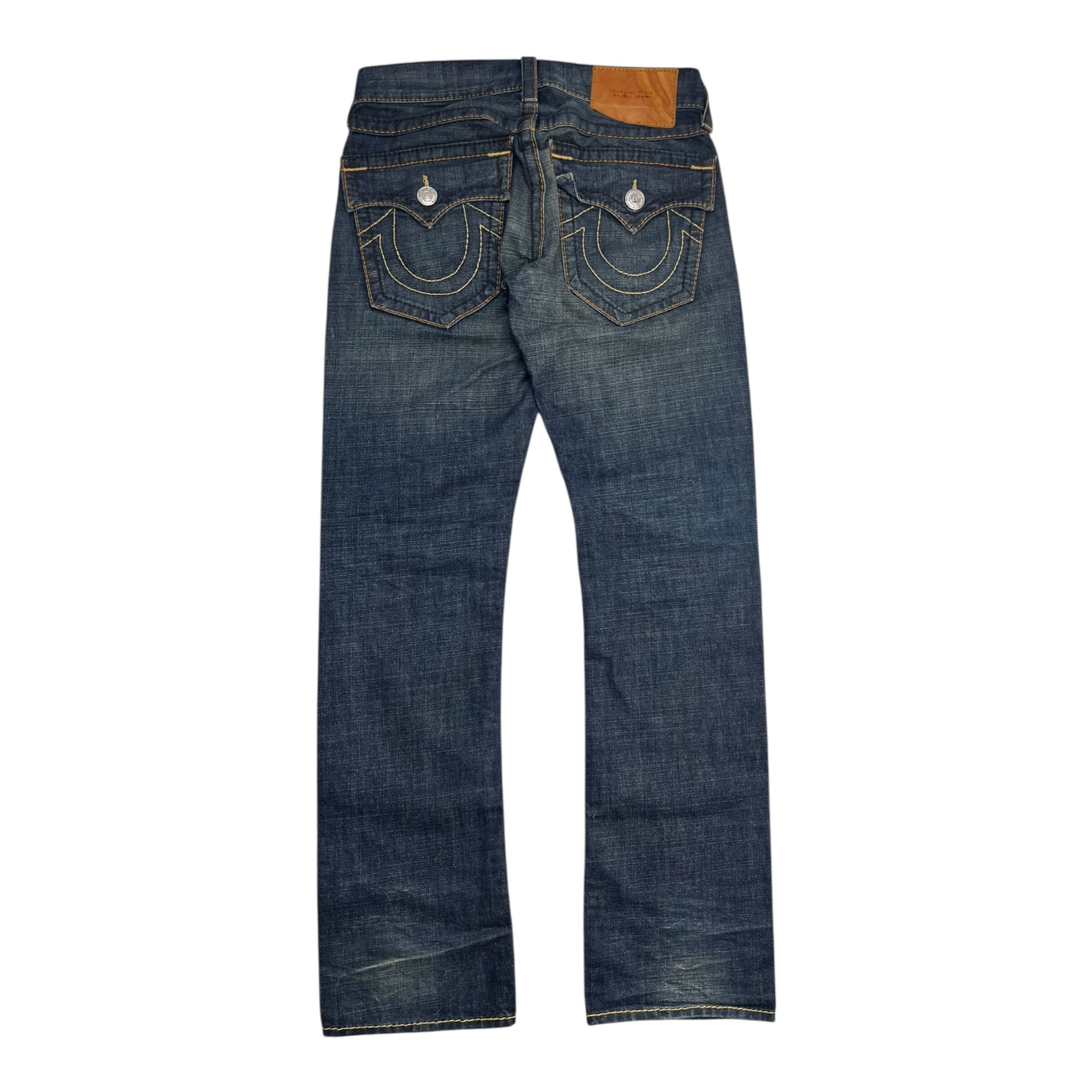 Vintage Y2K True Religion Contrast Stitch Boot Cut Denim