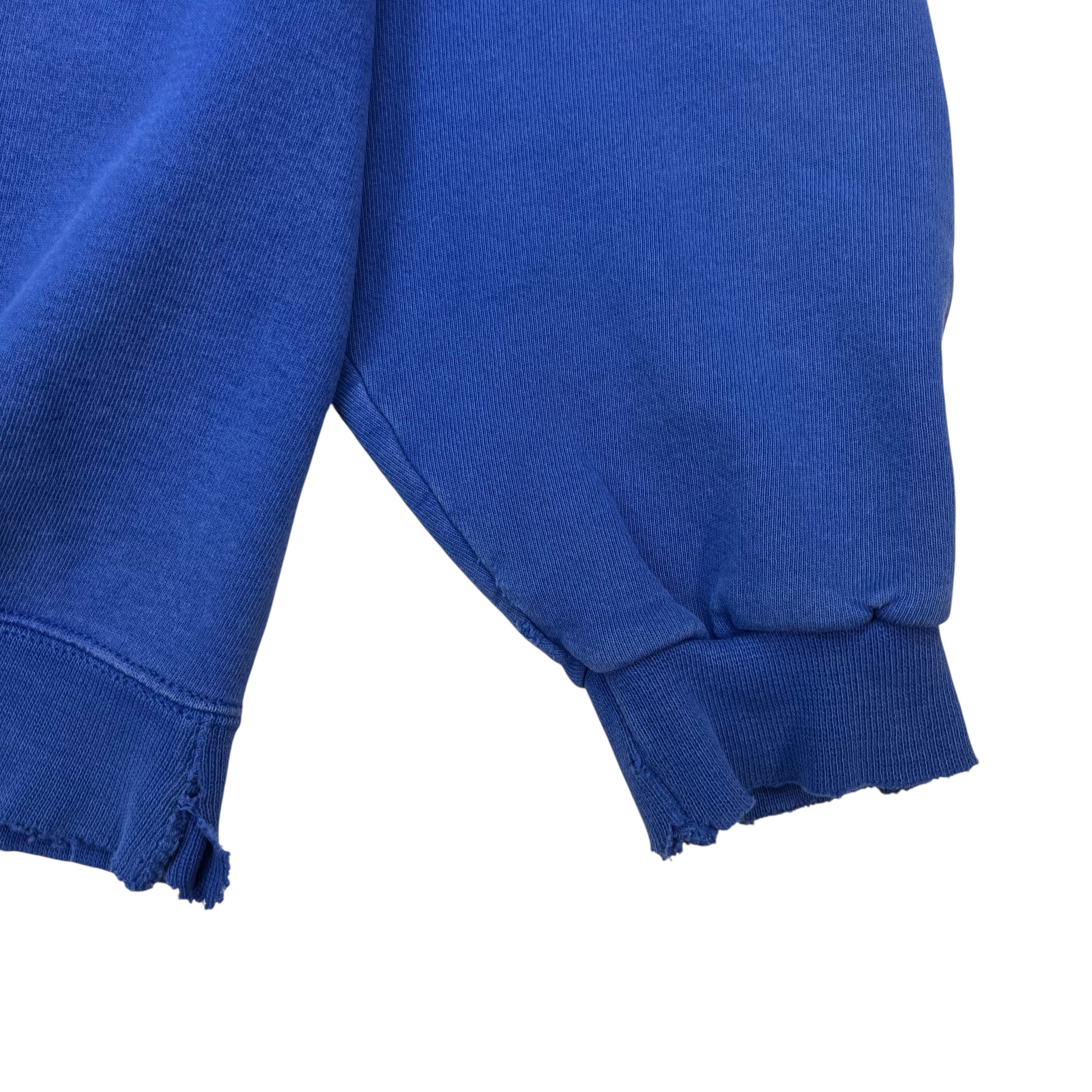 Vintage Nike Blank Hoodie Blue
