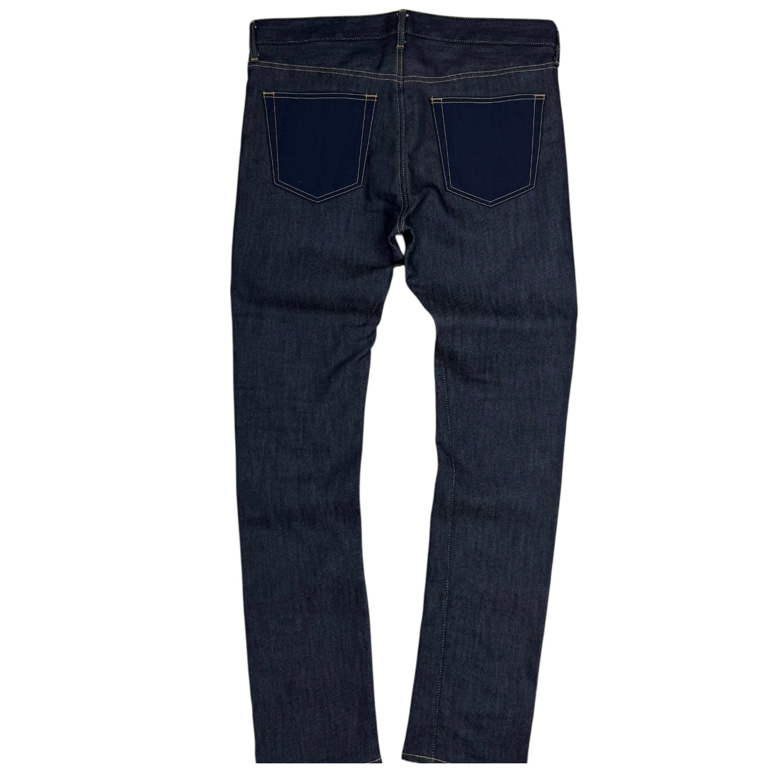 Junya Watanabe MAN Reflective Tape Denim Pants Dark Wash