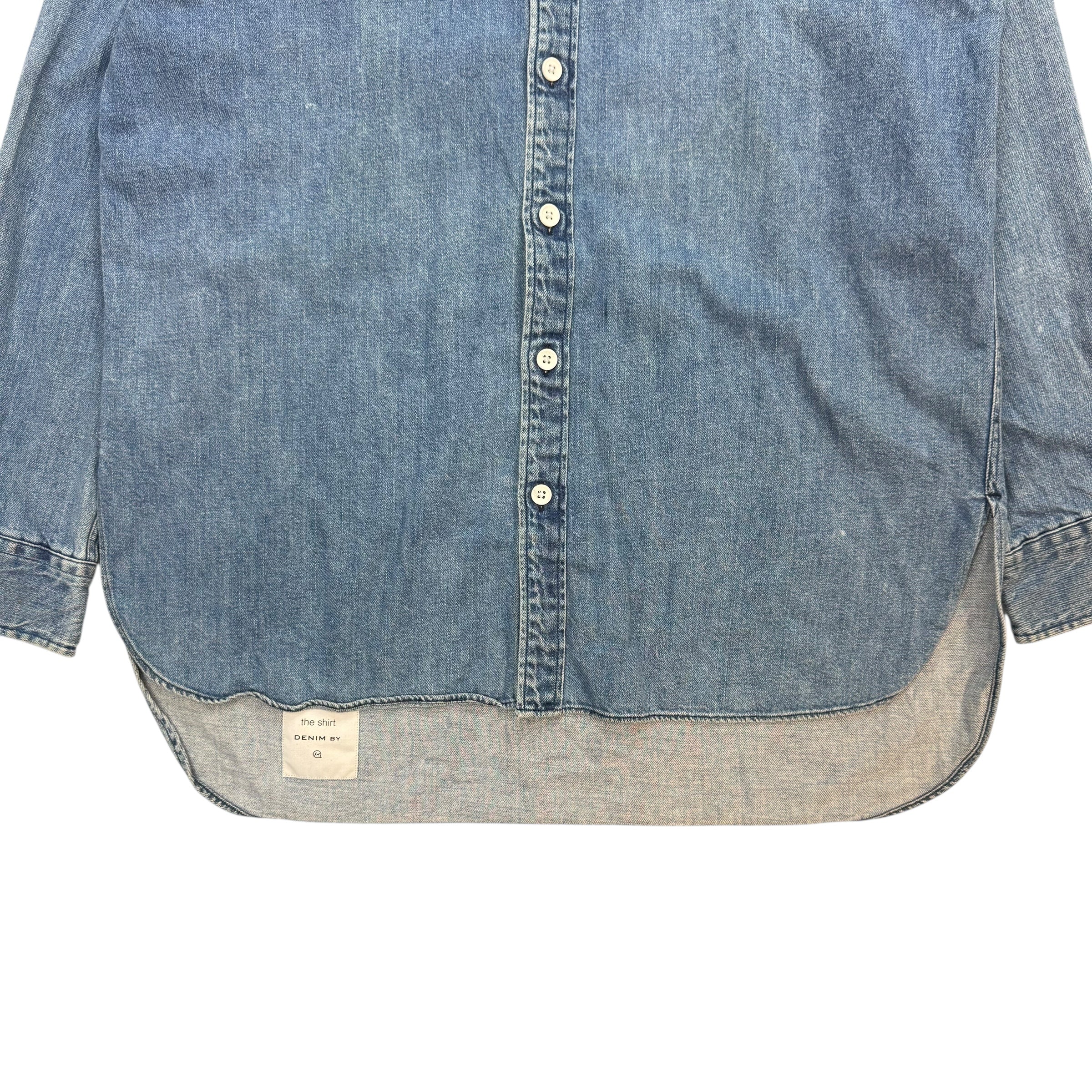 Vanquish X Fragment Denim Button Up Jacket Blue