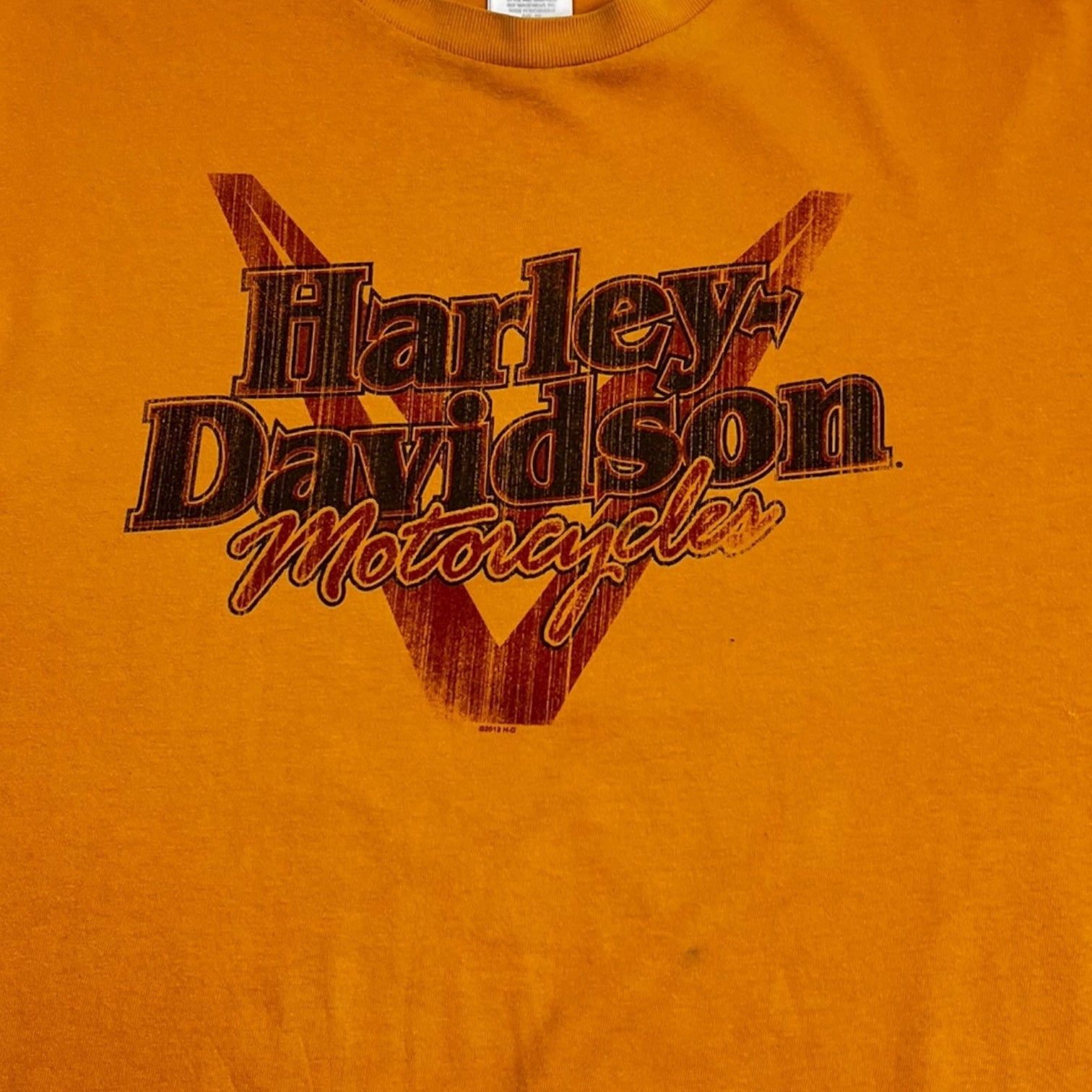 Harley Davidson Kokomo Indiana T-Shirt Squash Yellow