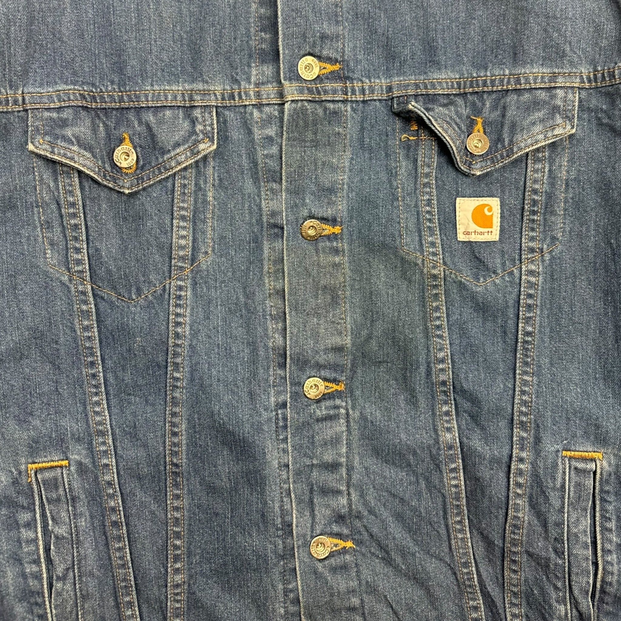 Carhartt J291 Denim Trucker Jacket Dark Wash