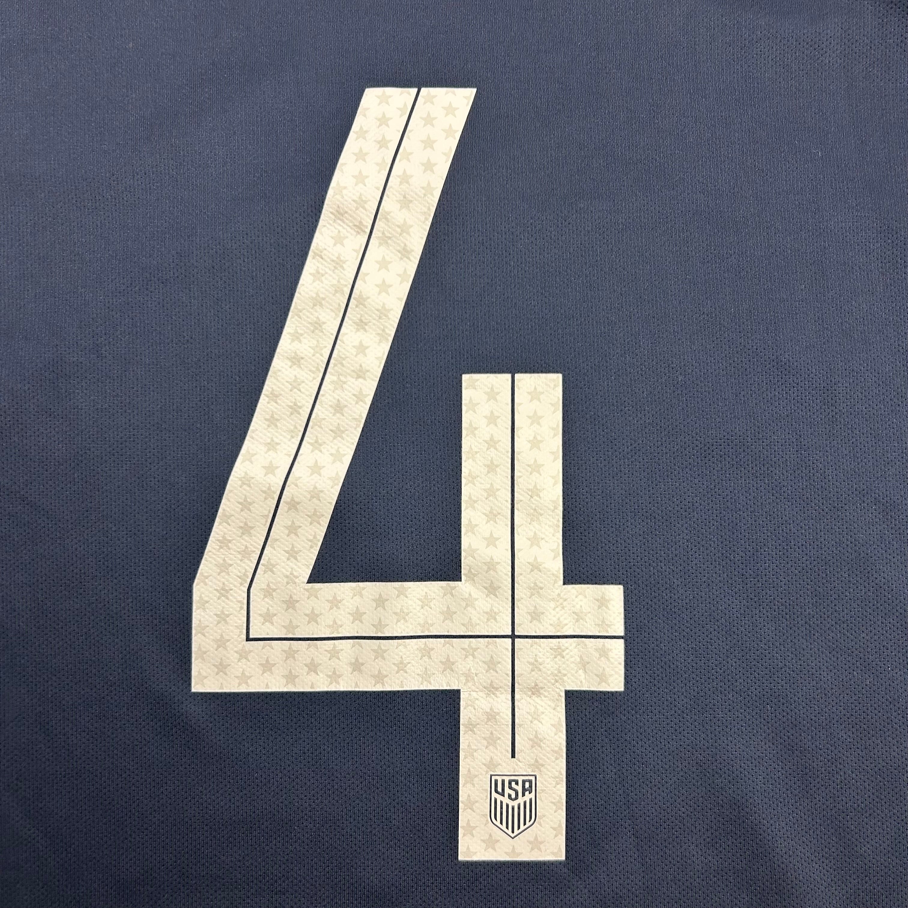 2018 USA National Soccer Jersey #4
