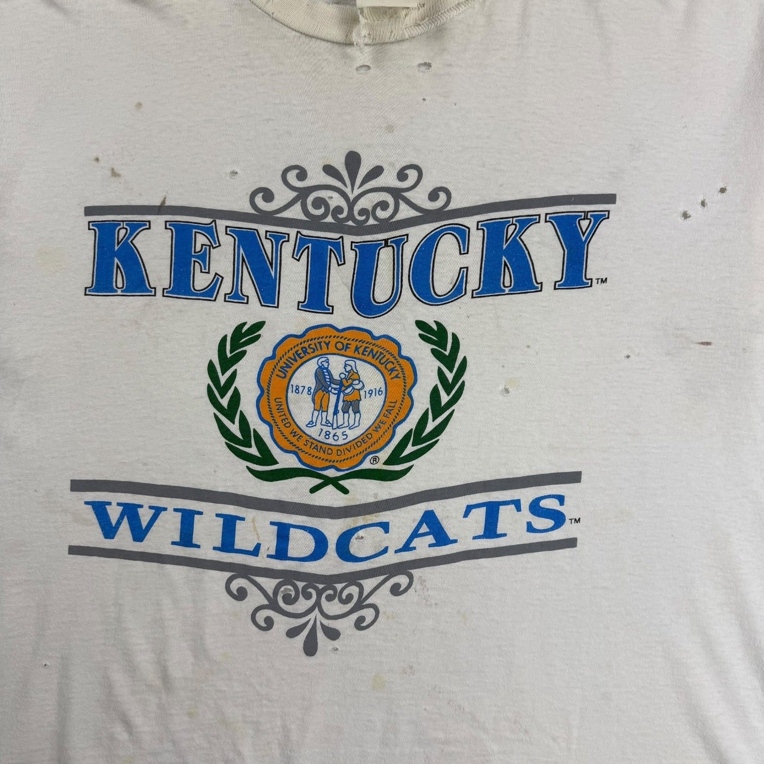 Vintage Kentucky Wildcats Tee White
