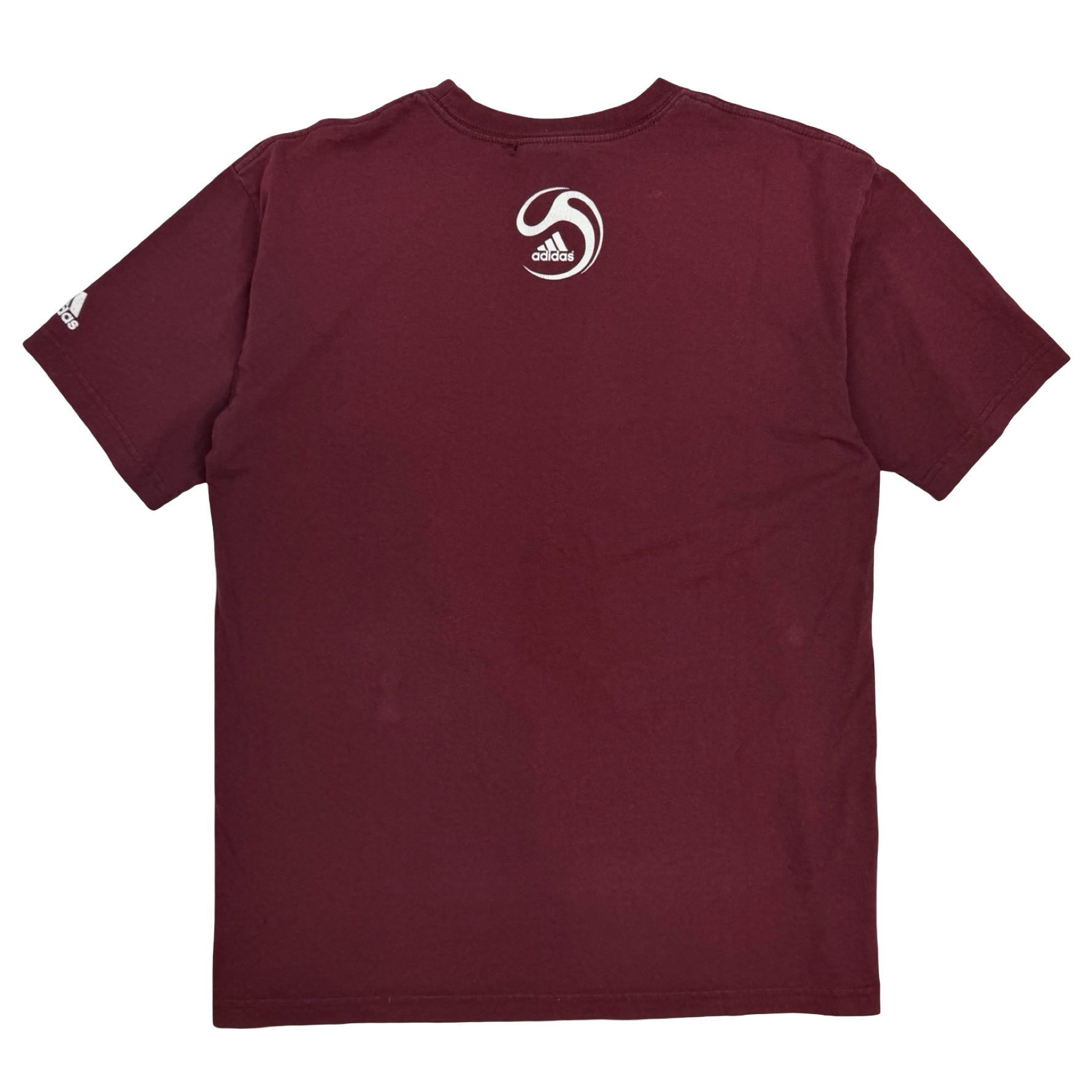 Vintage Adidas Portugal Soccer Tee Burgundy