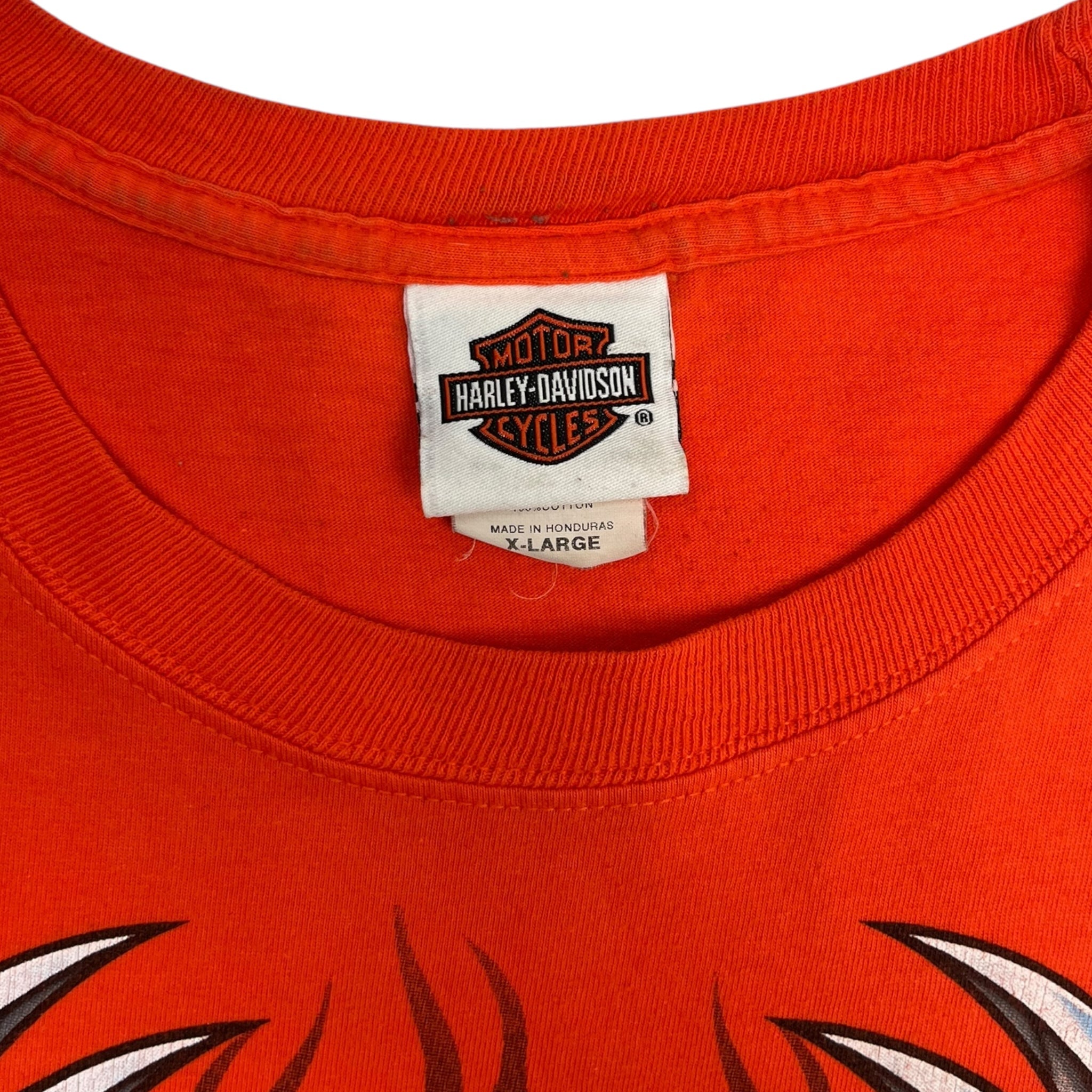 Harley Davidson Las Vegas Nevada T-Shirt Orange