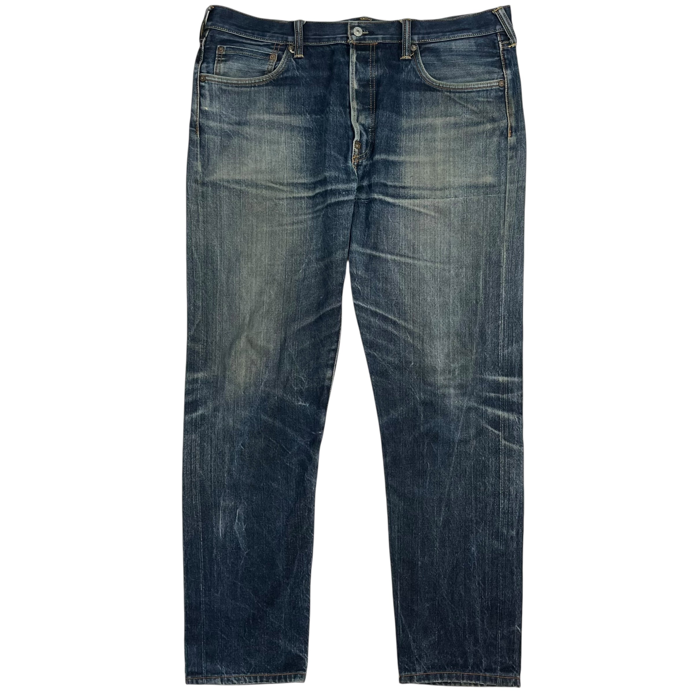 Evisu No.3 Denim Pants Faded Vintage Wash