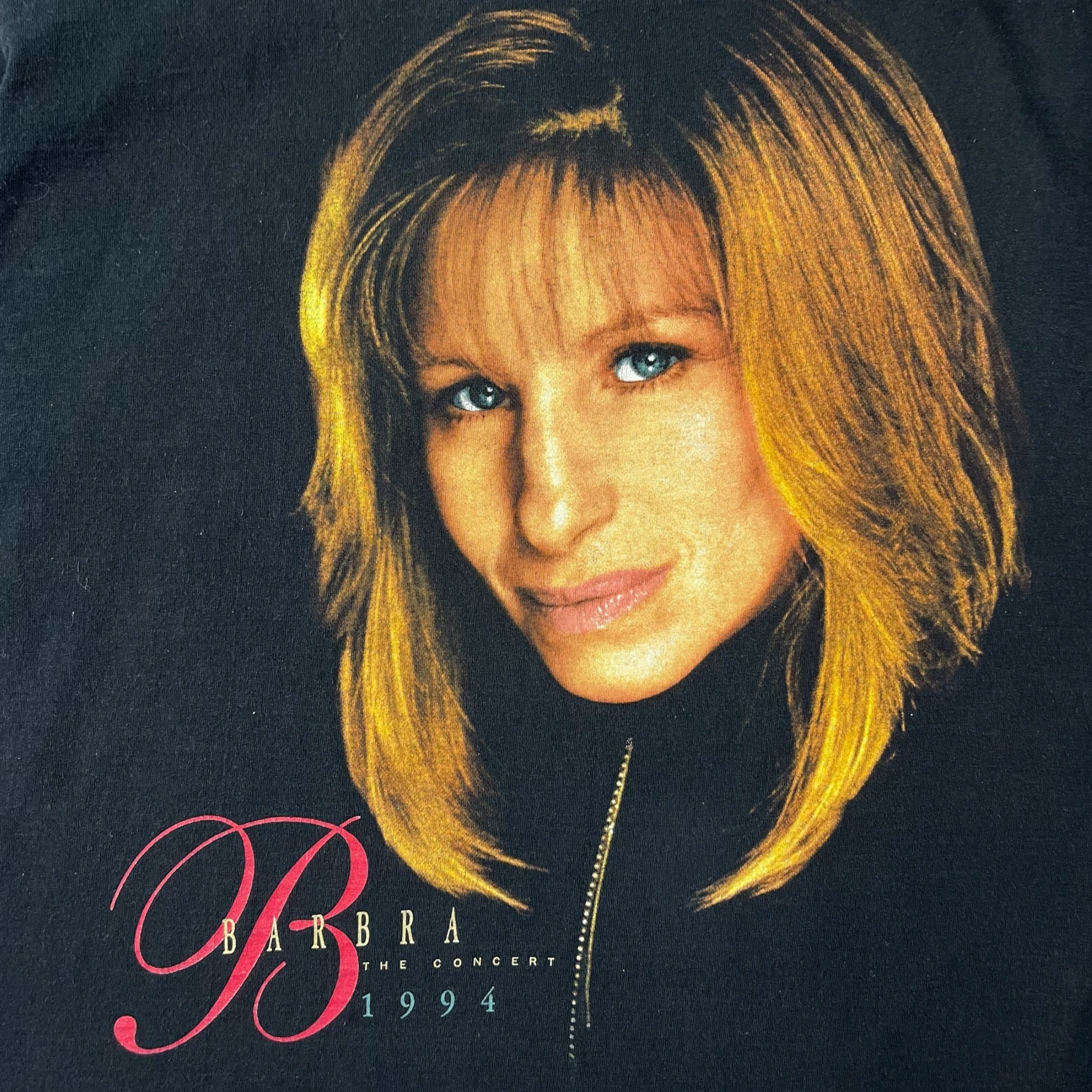 Vintage Barbara Streisand Tee Black