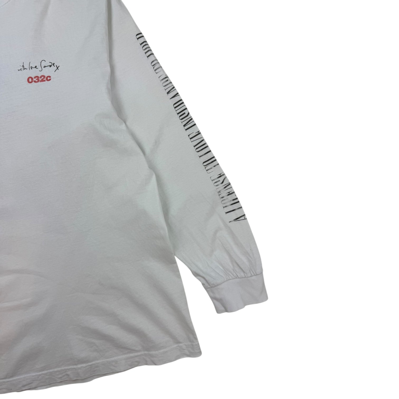 O32c x Sade Long Sleeve Shirt White