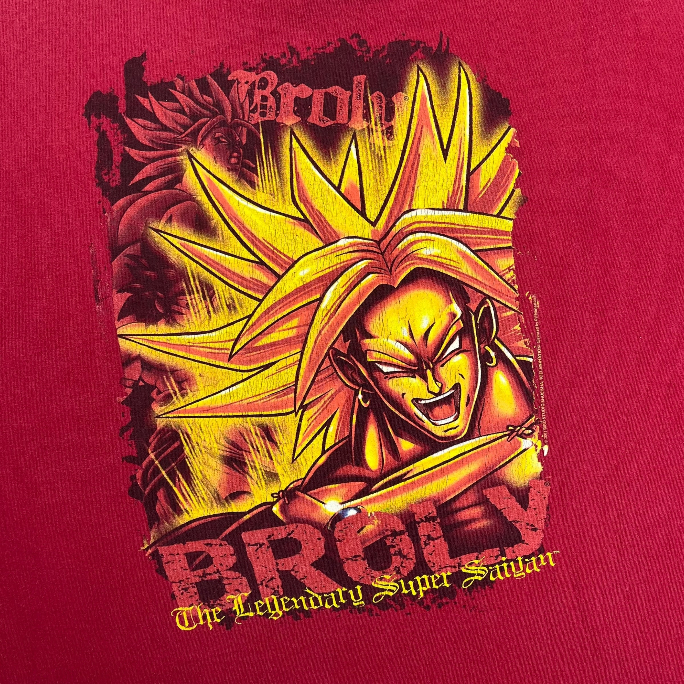 Vintage Dragonball Z Broly Tee Red