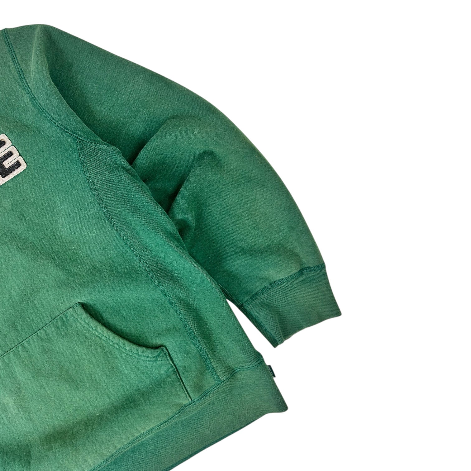 Supreme Perforated Leather Hoodie Green