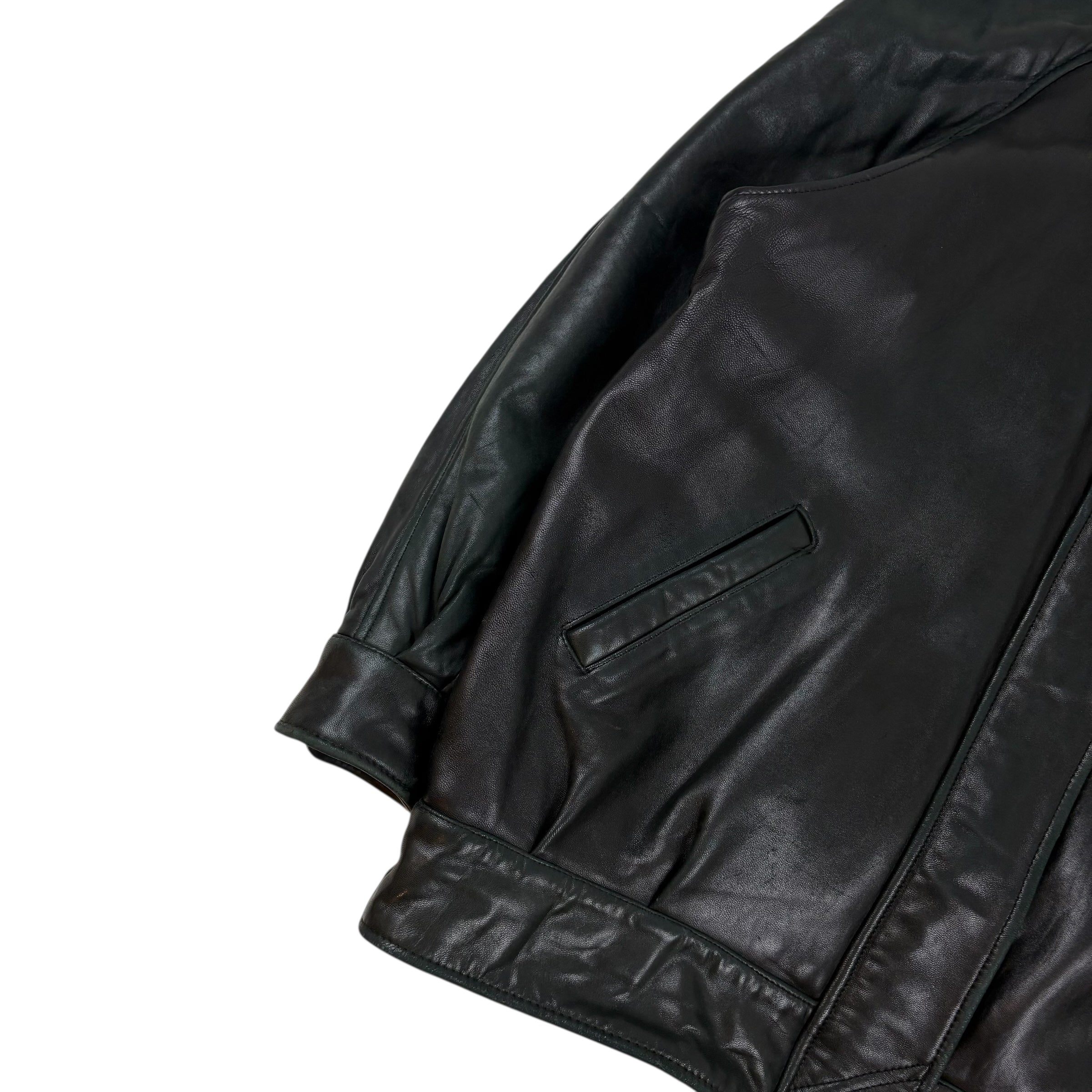 Vintage Andrew Marc Leather Jacket Black