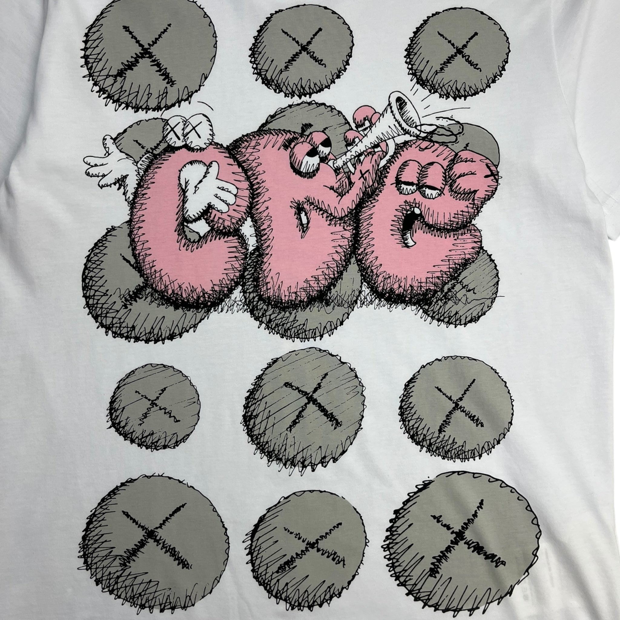 Comme Des Garcons X Kaws T-Shirt White