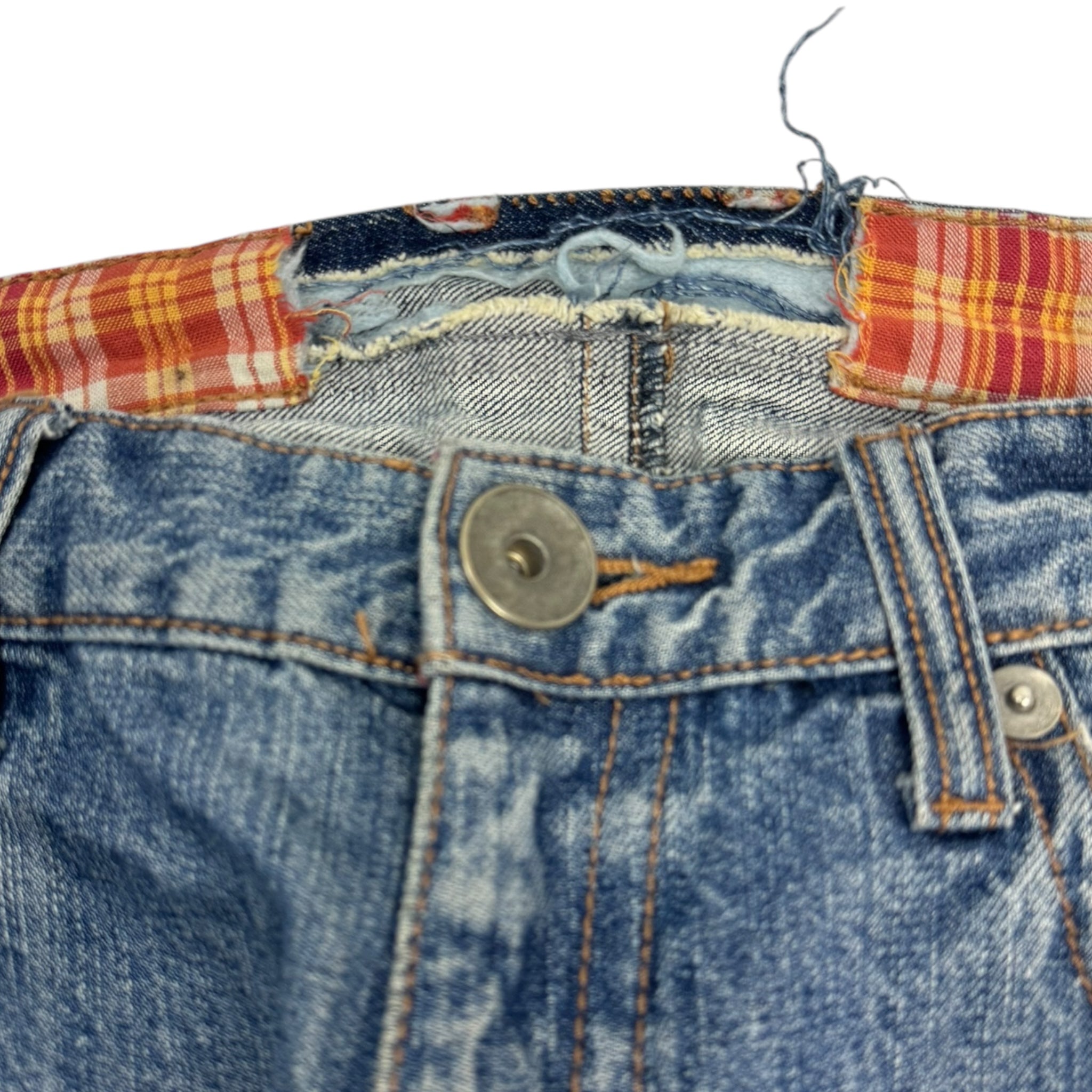 Patchwork Denim Jeans
