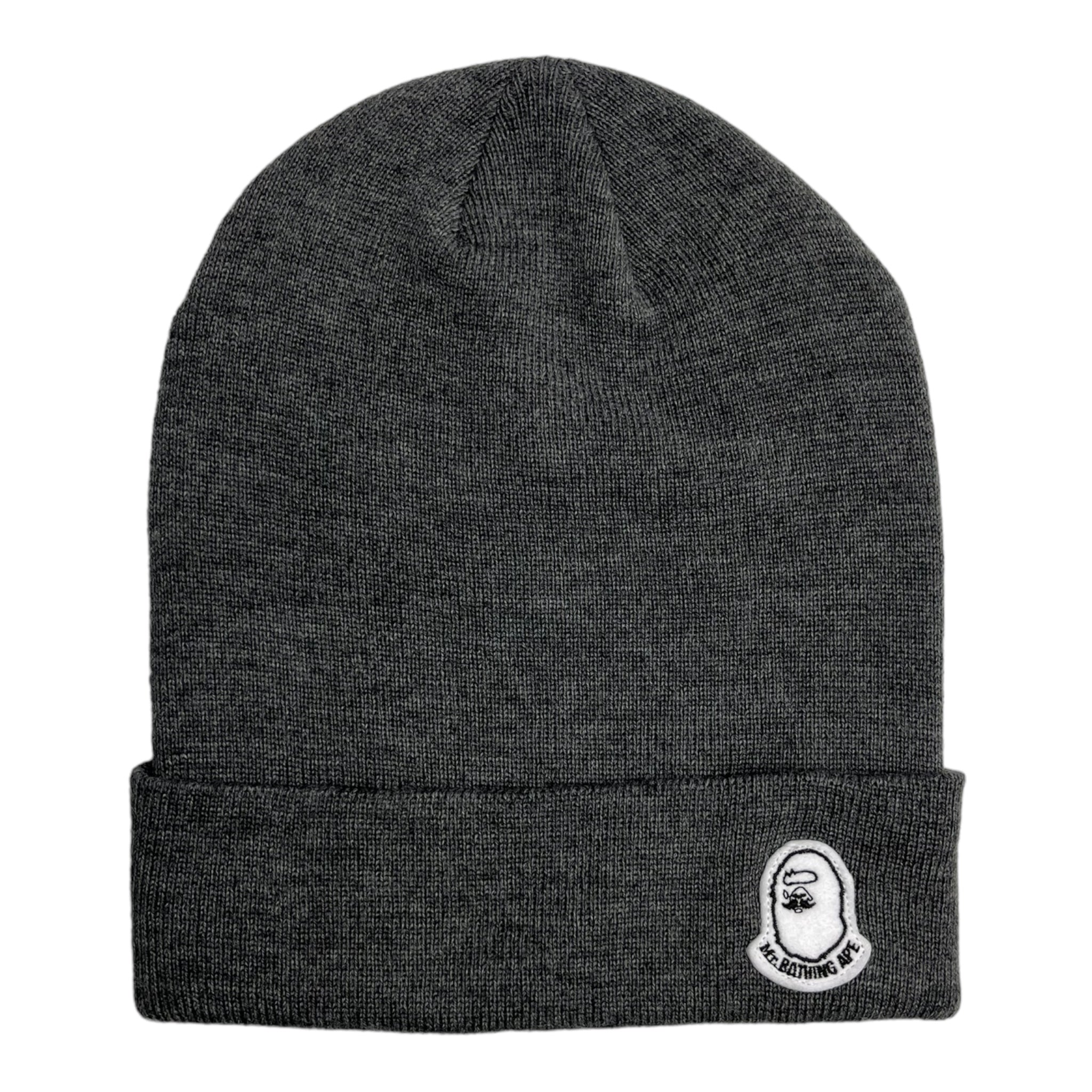 Bape Mr. Bathing Ape Knit Beanie Washed Grey