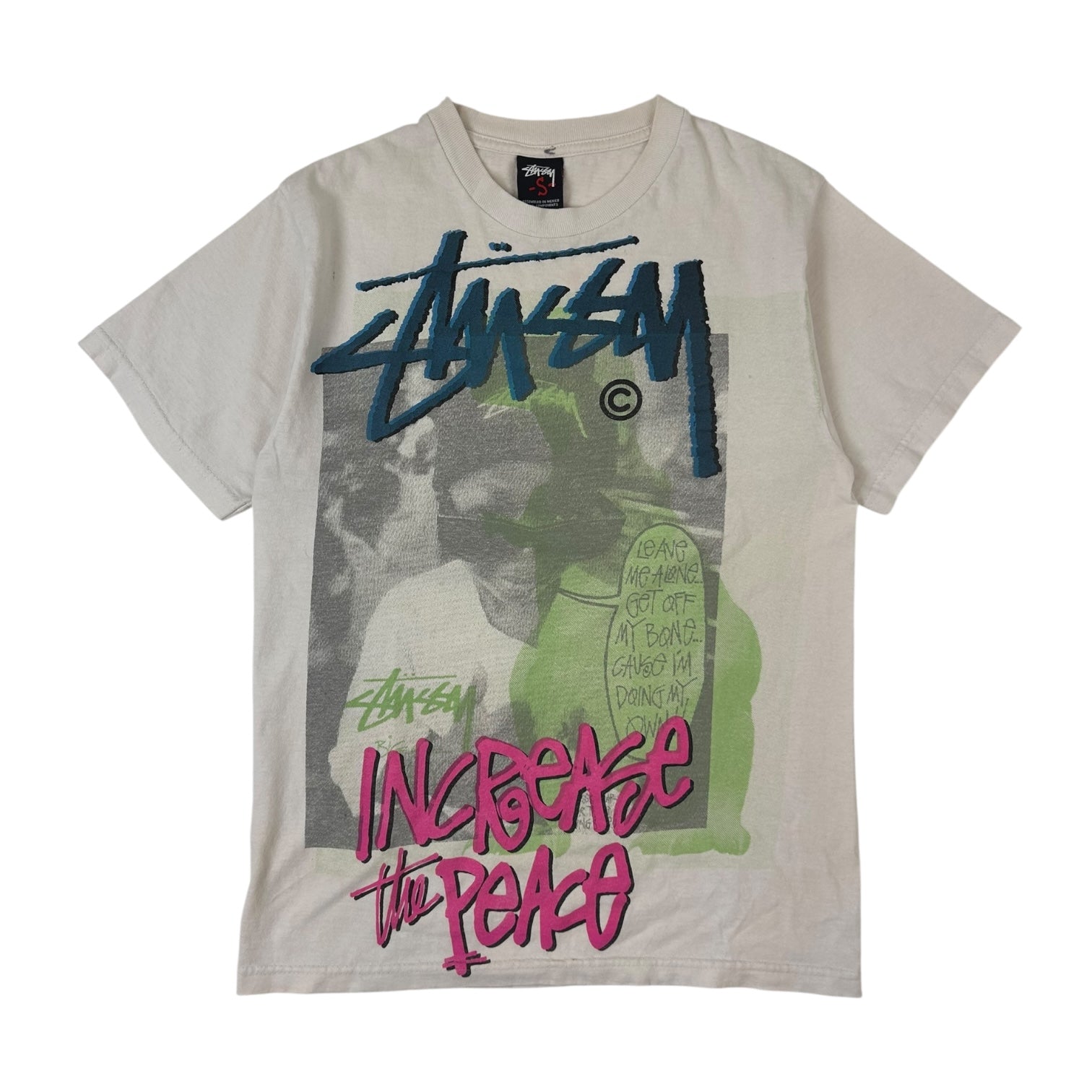 Stussy Increase The Peace T-Shirt White