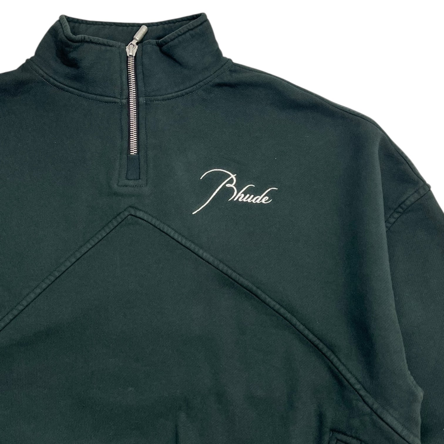 Rhude Quarter Zip Vintage Black