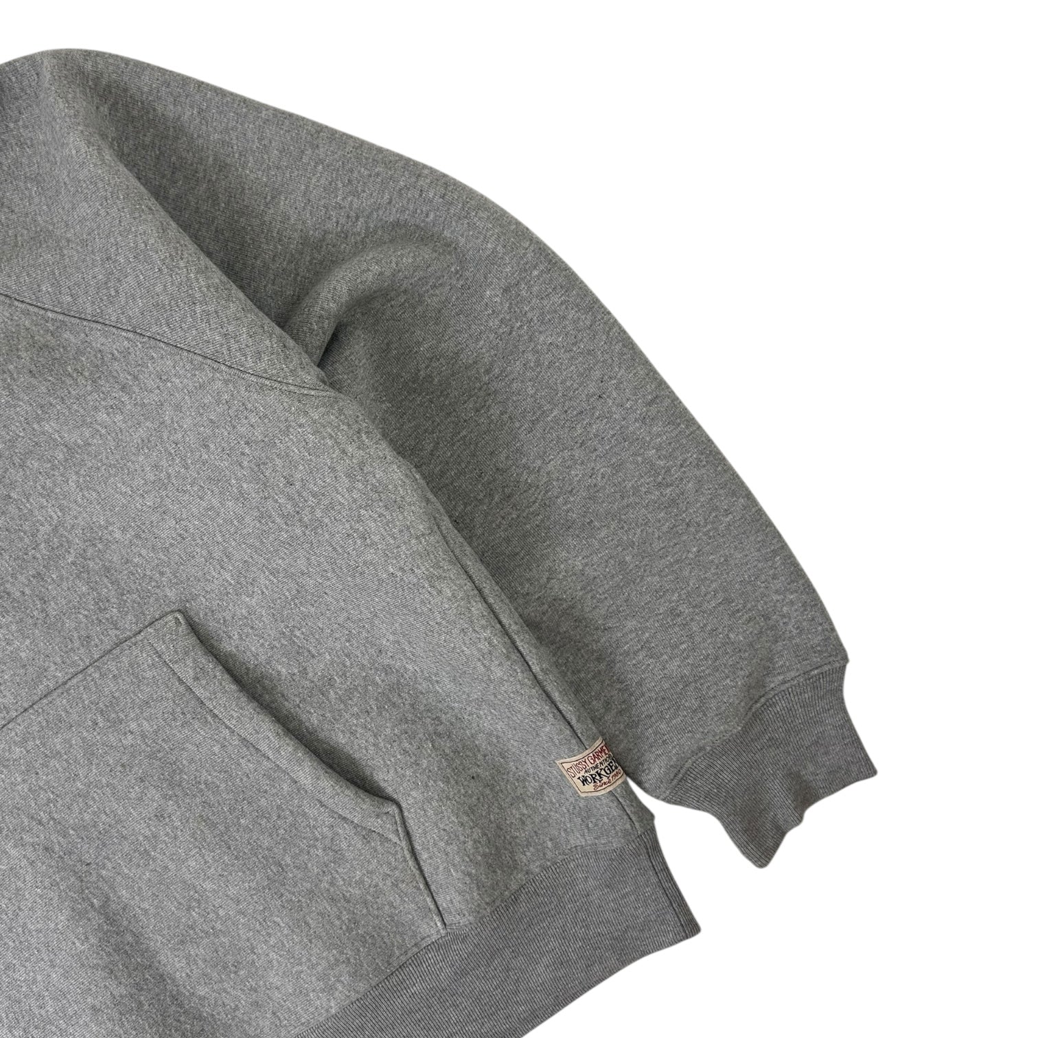 Stussy Raglan Fleece Hoodie Grey
