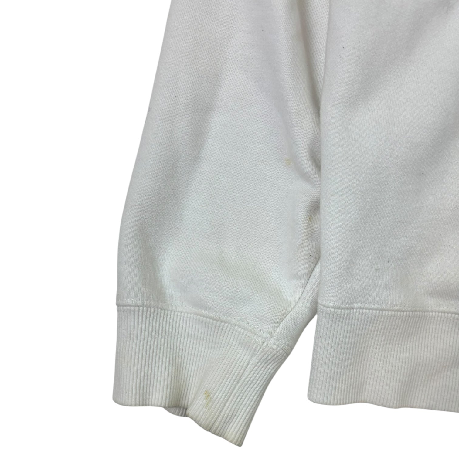 Stussy Basic Logo Zip-Up Hoodie White