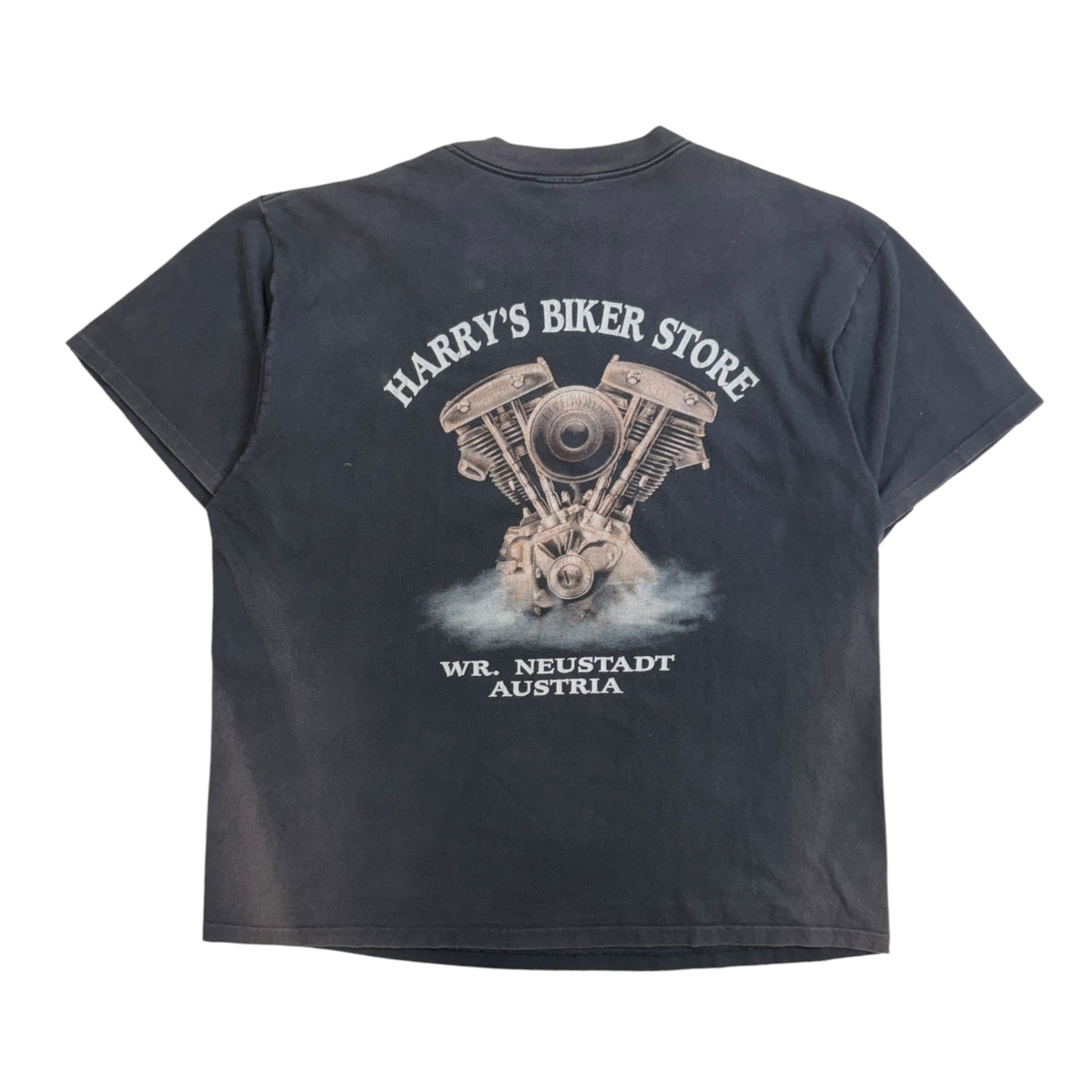 Vintage 3D Emblem "Follow the Eagle" T-Shirt Black