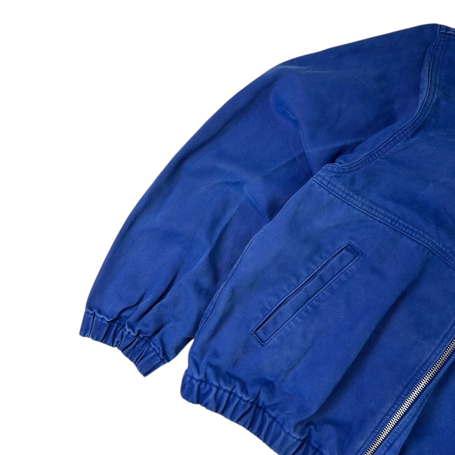 Stussy Unlined Canvas Work Jacket Blue