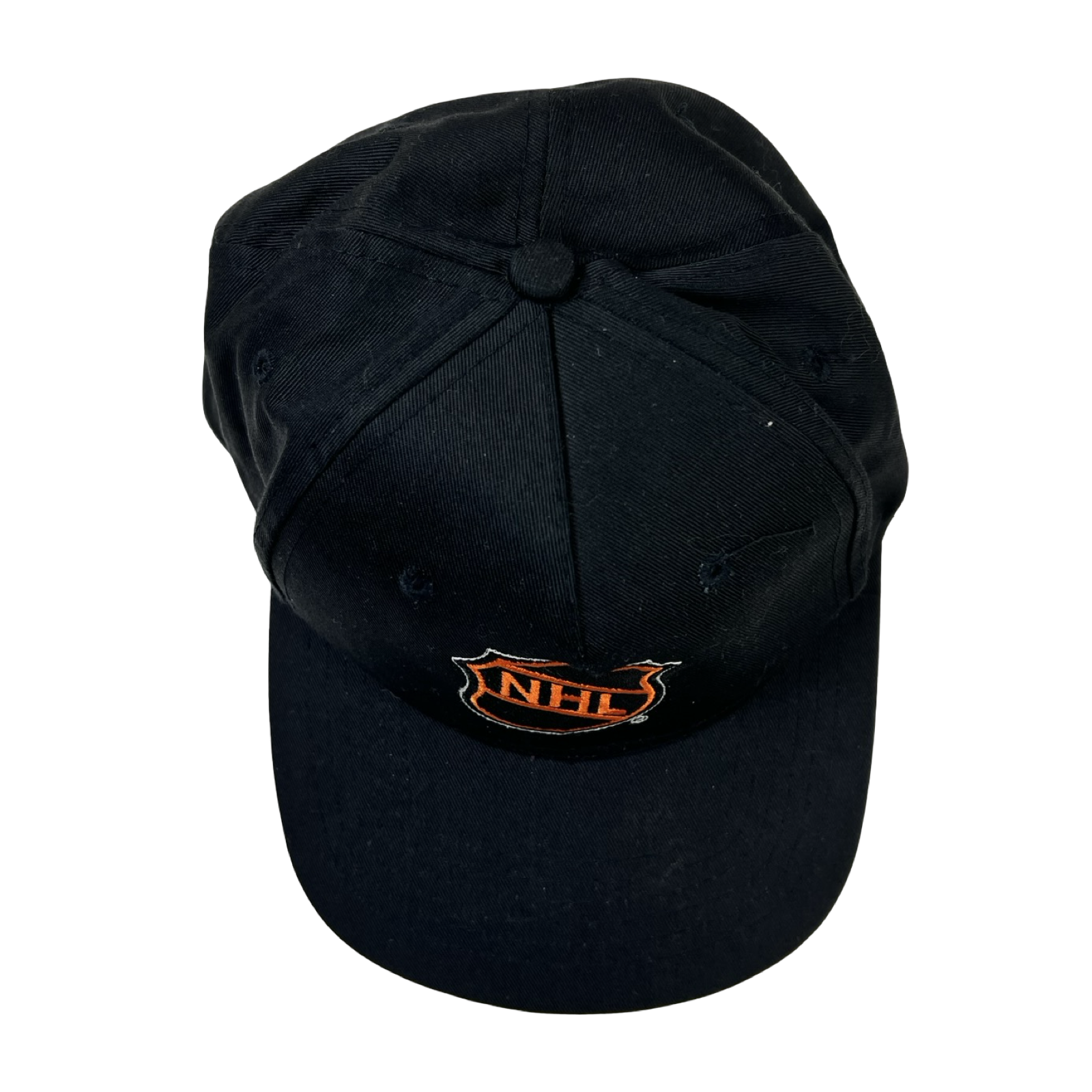 Vintage NHL Crest SnapBack Hat Black