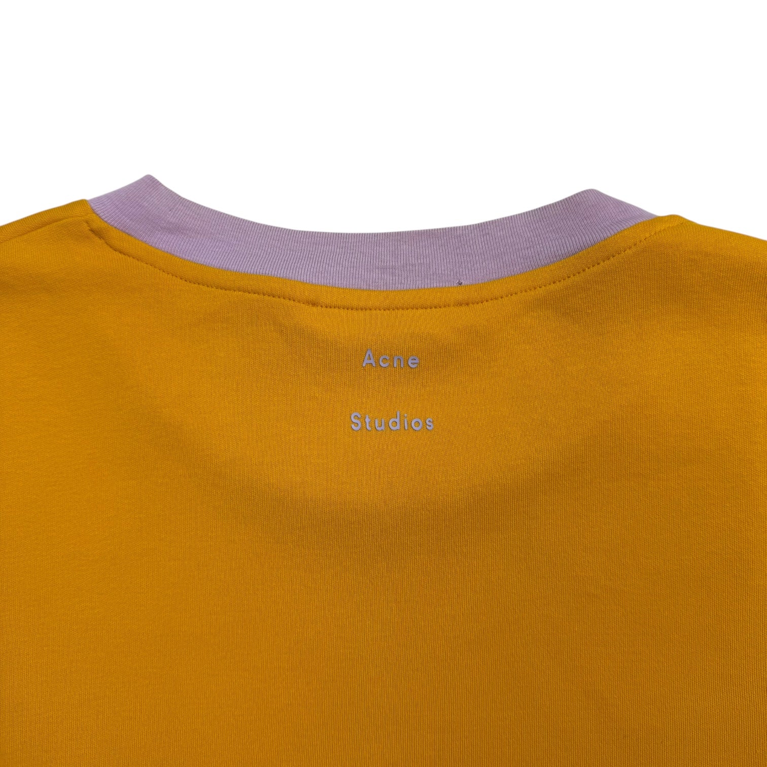 Acne Studios Eban Colour Block Tee Yellow/Purple
