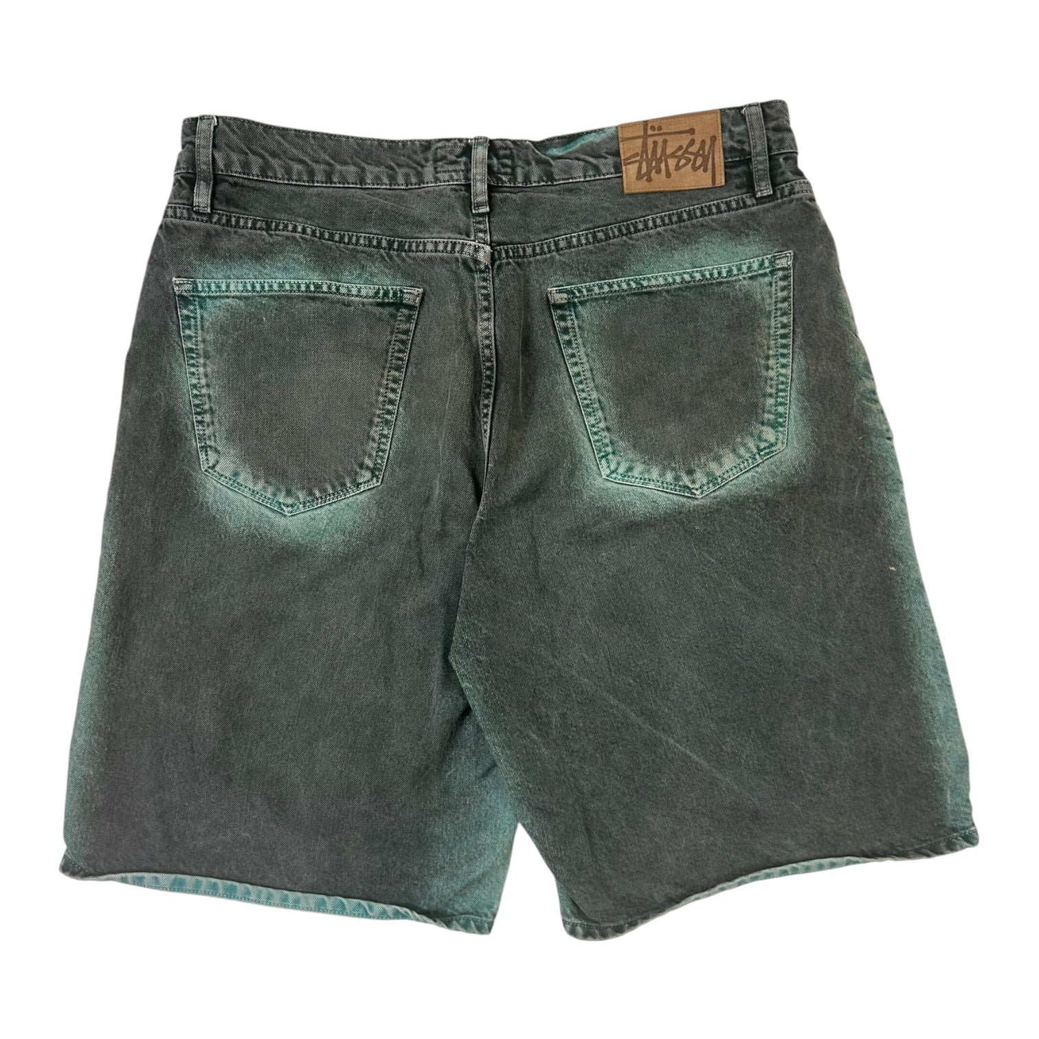 Stussy Big Ol Jean Shorts Spray Dye